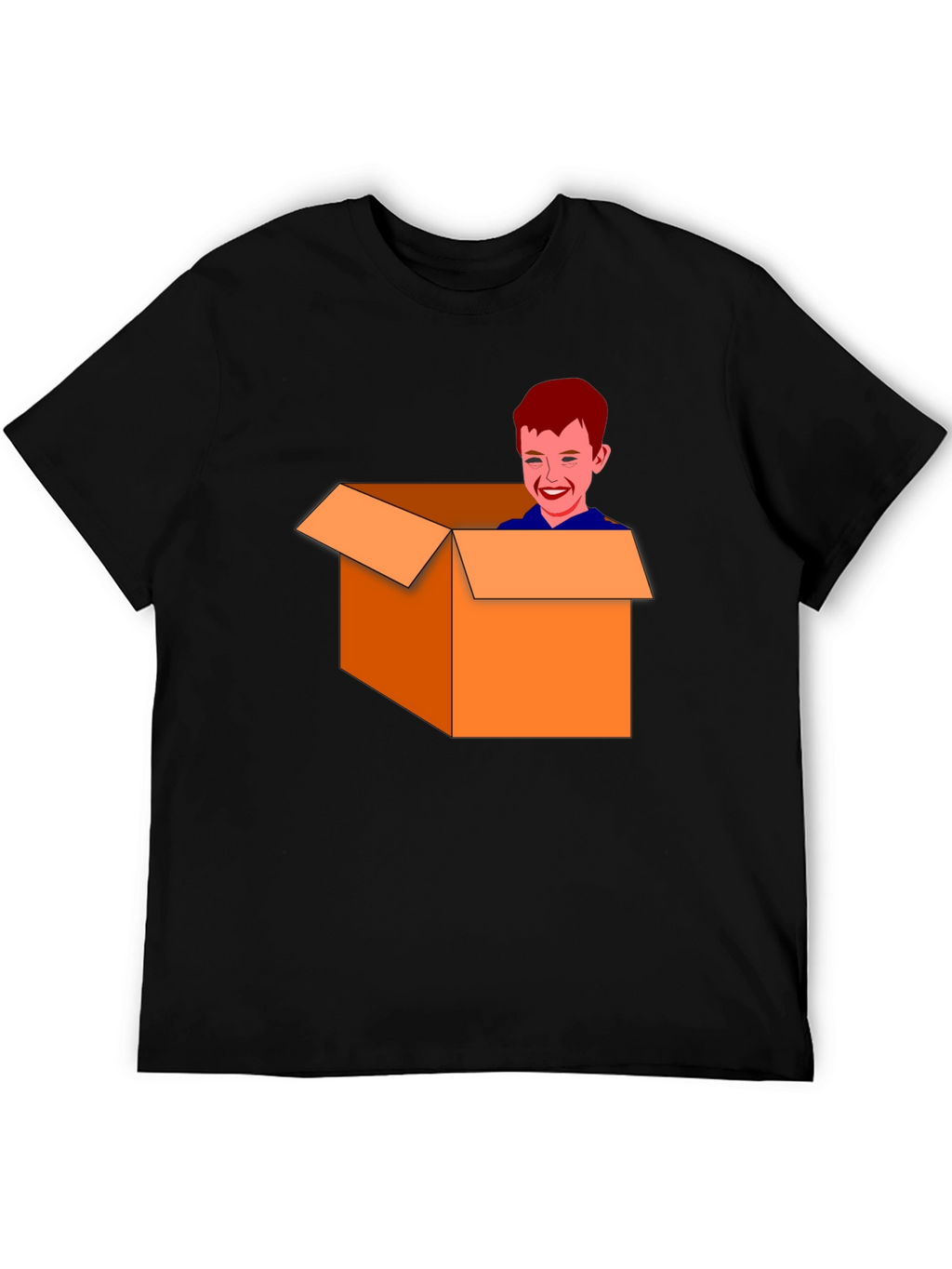 Boy in a Box Graphic Tee - Funny T-Shirt
