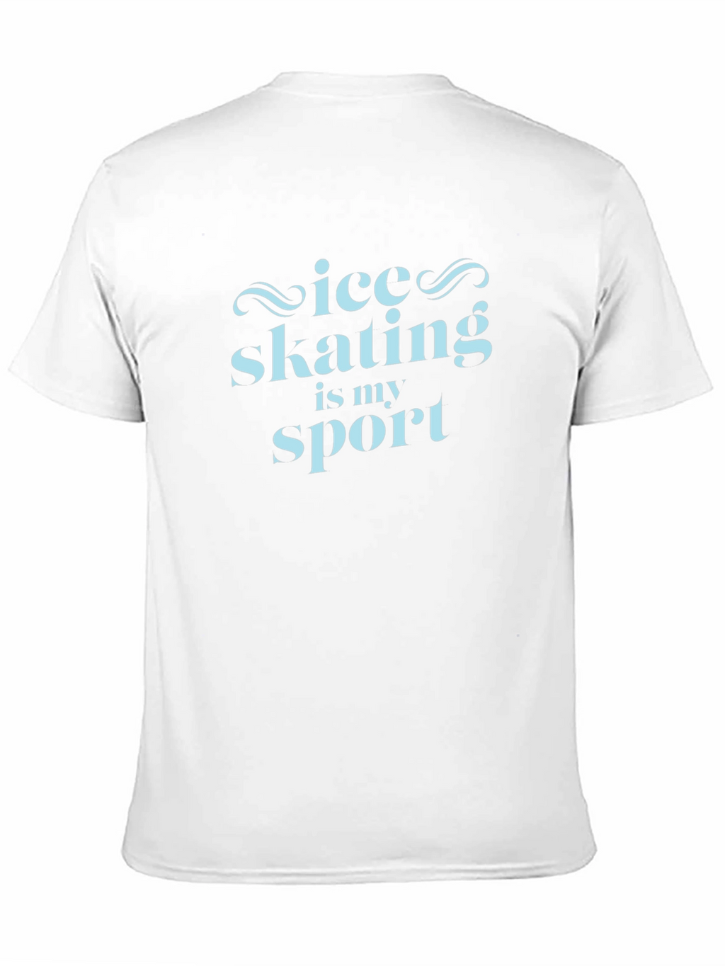 Ice Skating Is My Sport Black T-Shirt