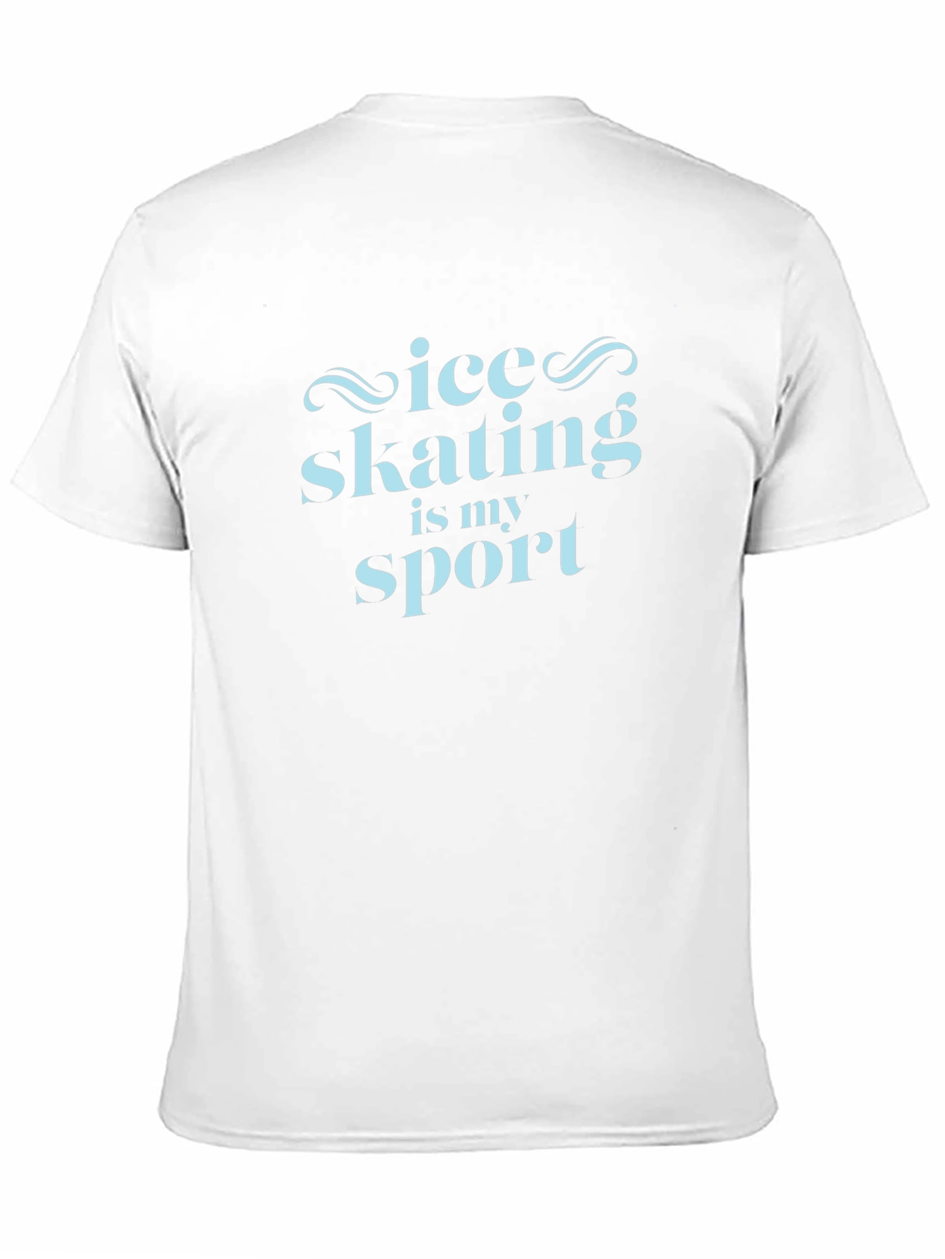 Ice Skating Is My Sport Black T-Shirt