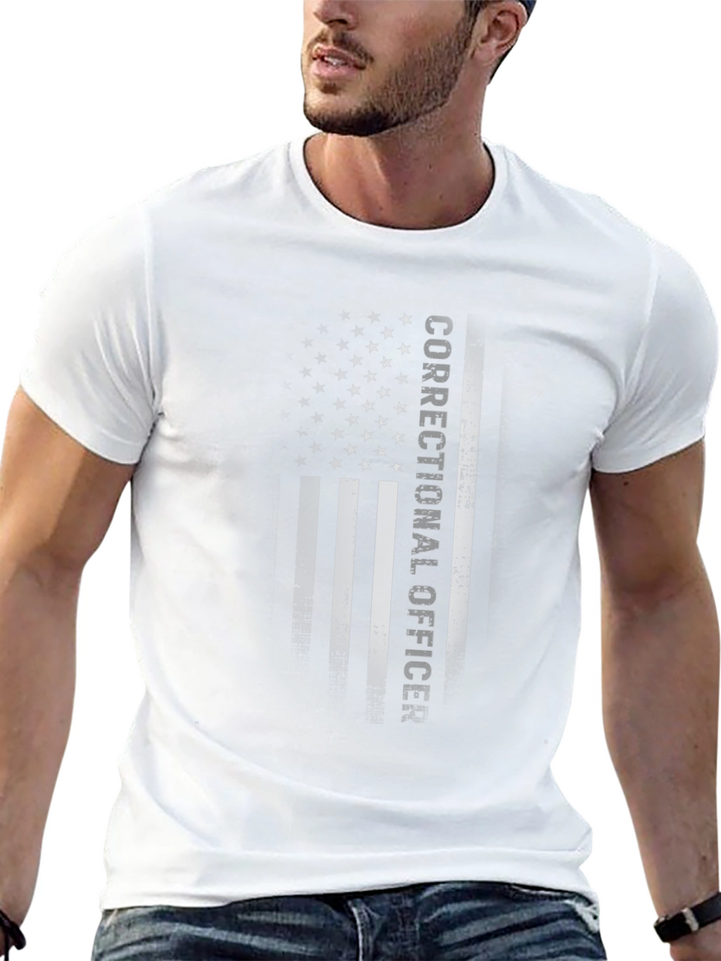 Correctional Officer Flag T-Shirt