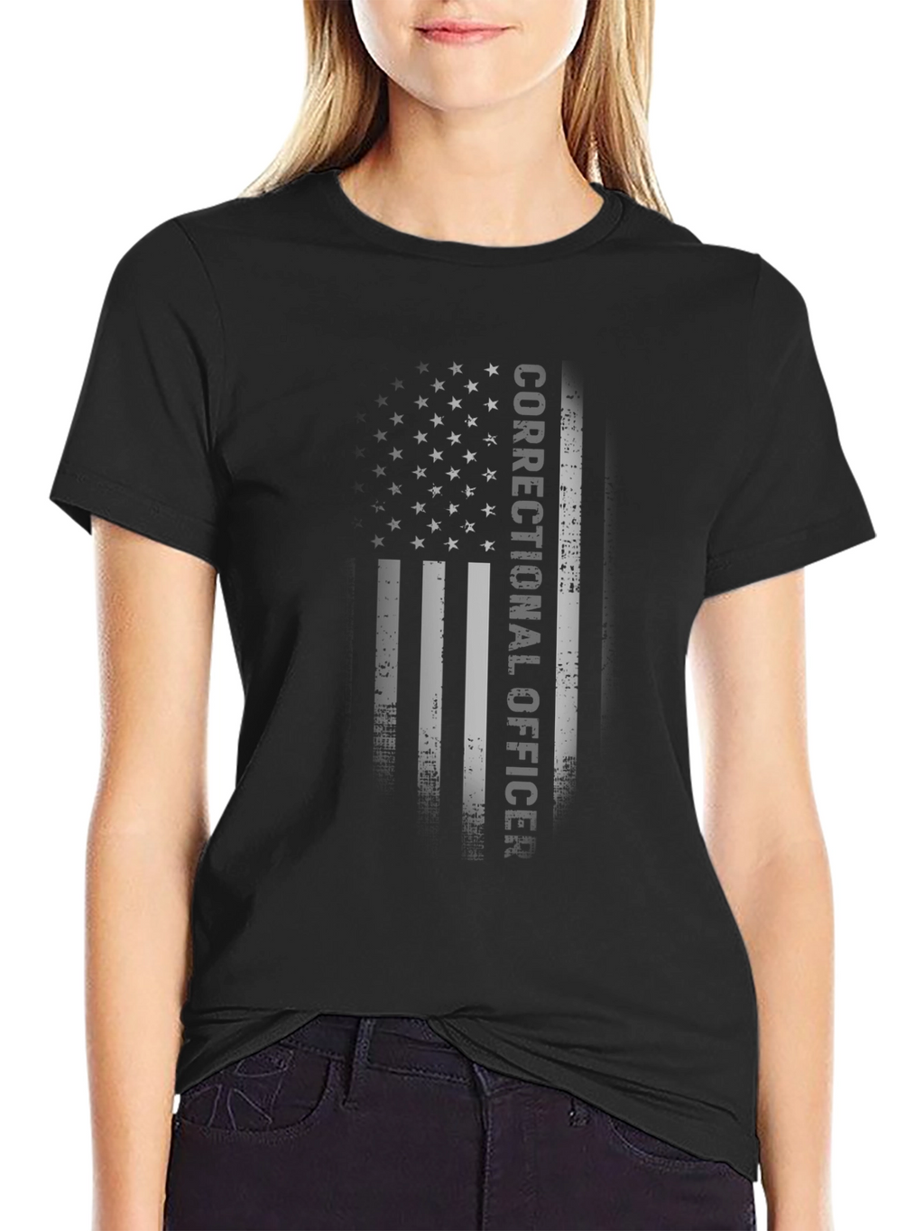 Correctional Officer Flag T-Shirt