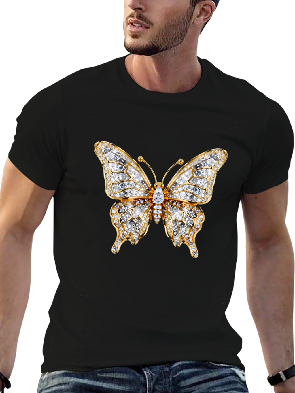 Butterfly Jewel Graphic Tee