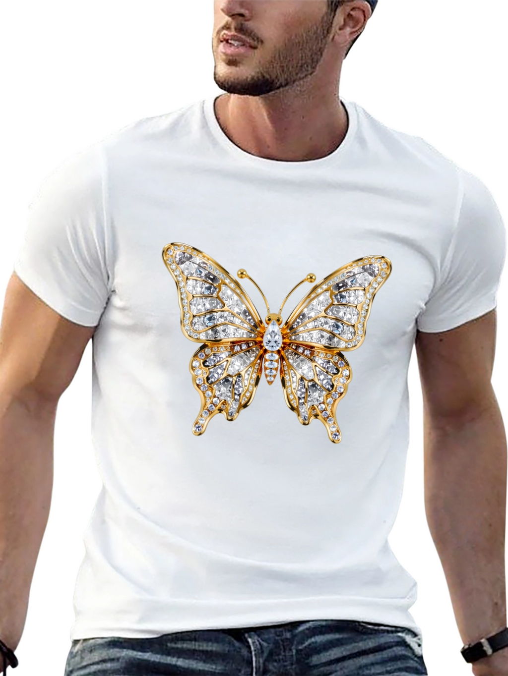 Butterfly Jewel Graphic Tee