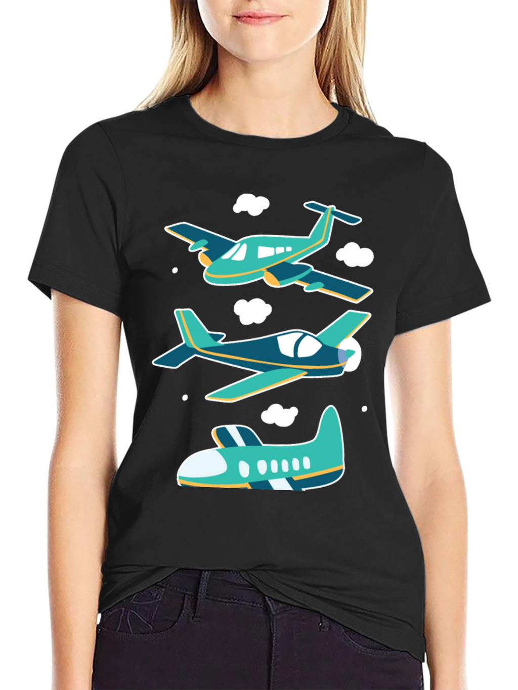 Airplane Graphic T-Shirt - Aviation Tee