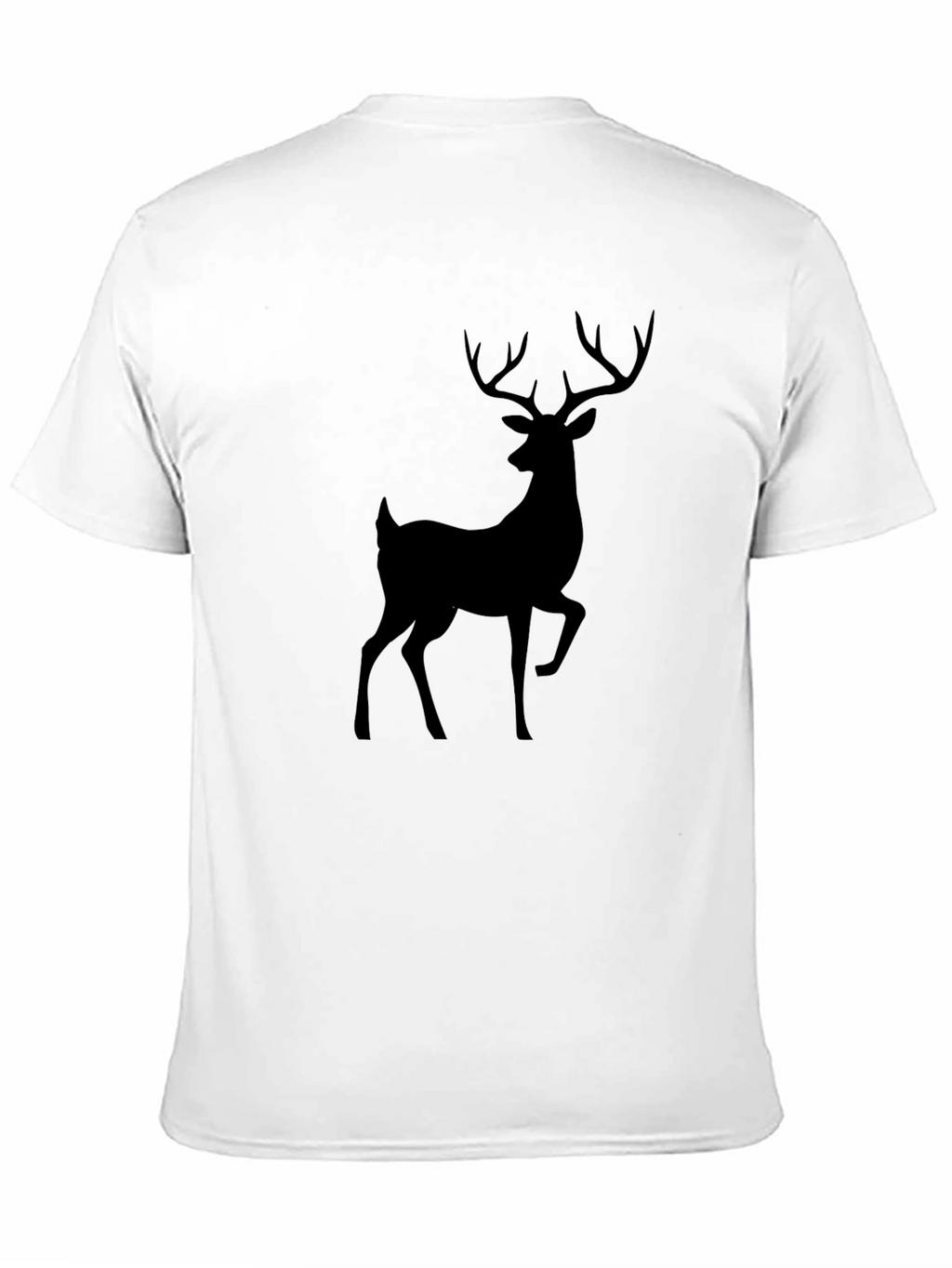 Black Deer Graphic Tee - Mens Casual Fit