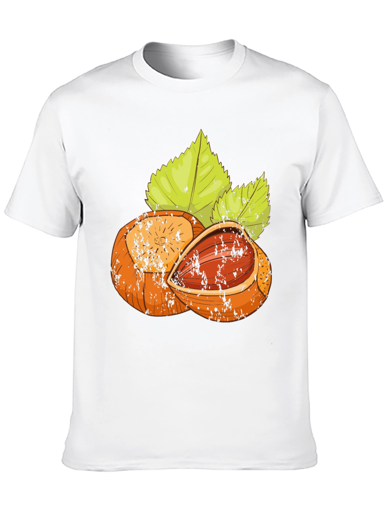 Hazelnut Graphic Tee - Black Cotton Blend