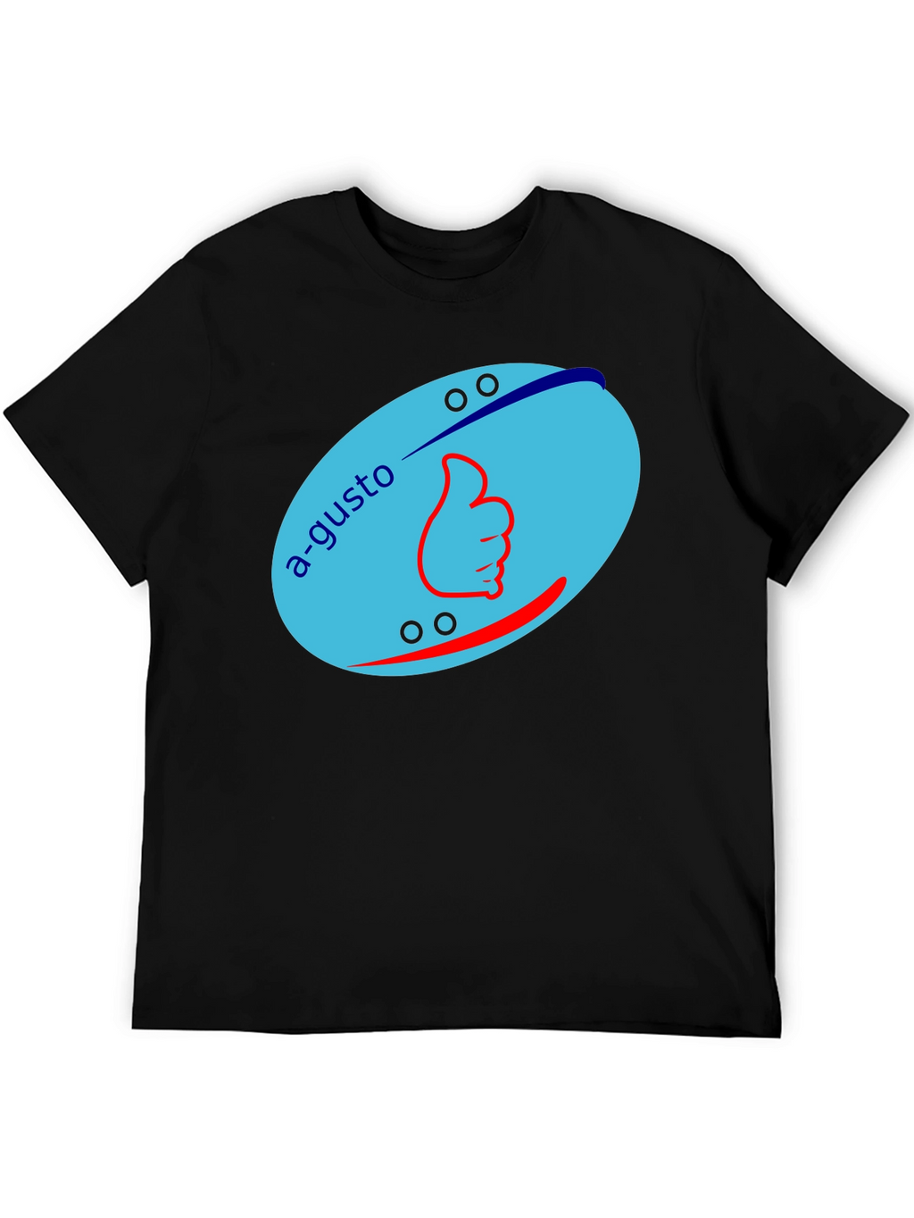 A-Gusto Graphic Tee - Thumbs Up Design