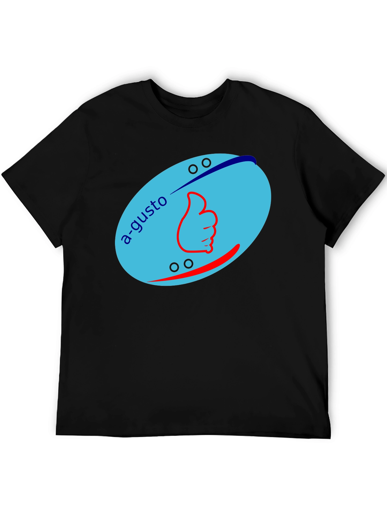 A-Gusto Graphic Tee - Thumbs Up Design