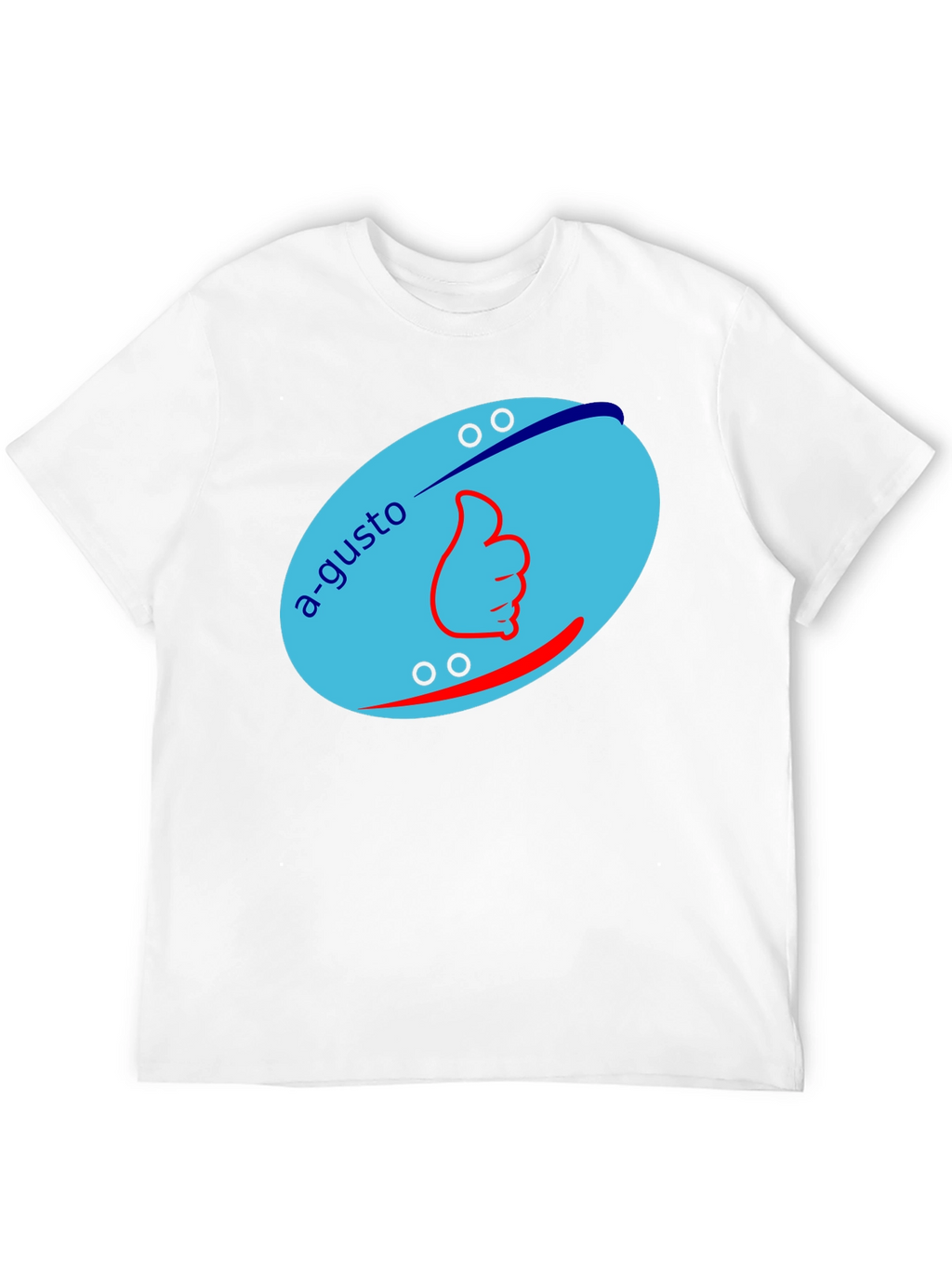 A-Gusto Graphic Tee - Thumbs Up Design