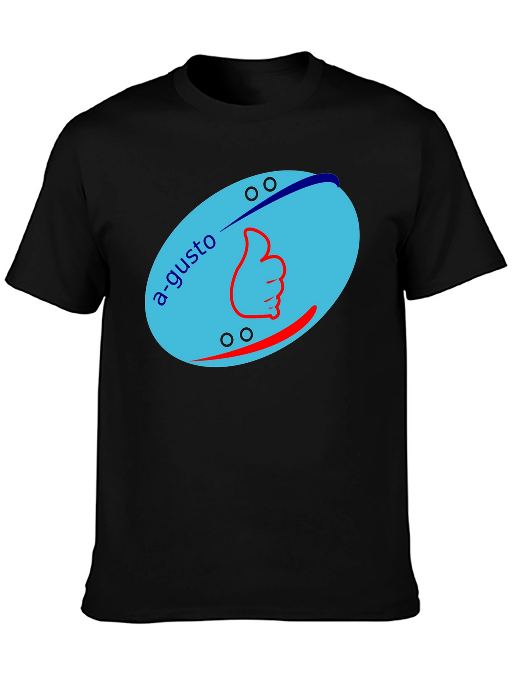 A-Gusto Graphic Tee - Thumbs Up Design