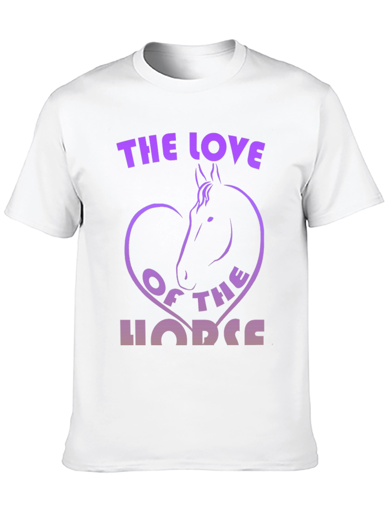 Horse Lover Tee - Heart Horse Design