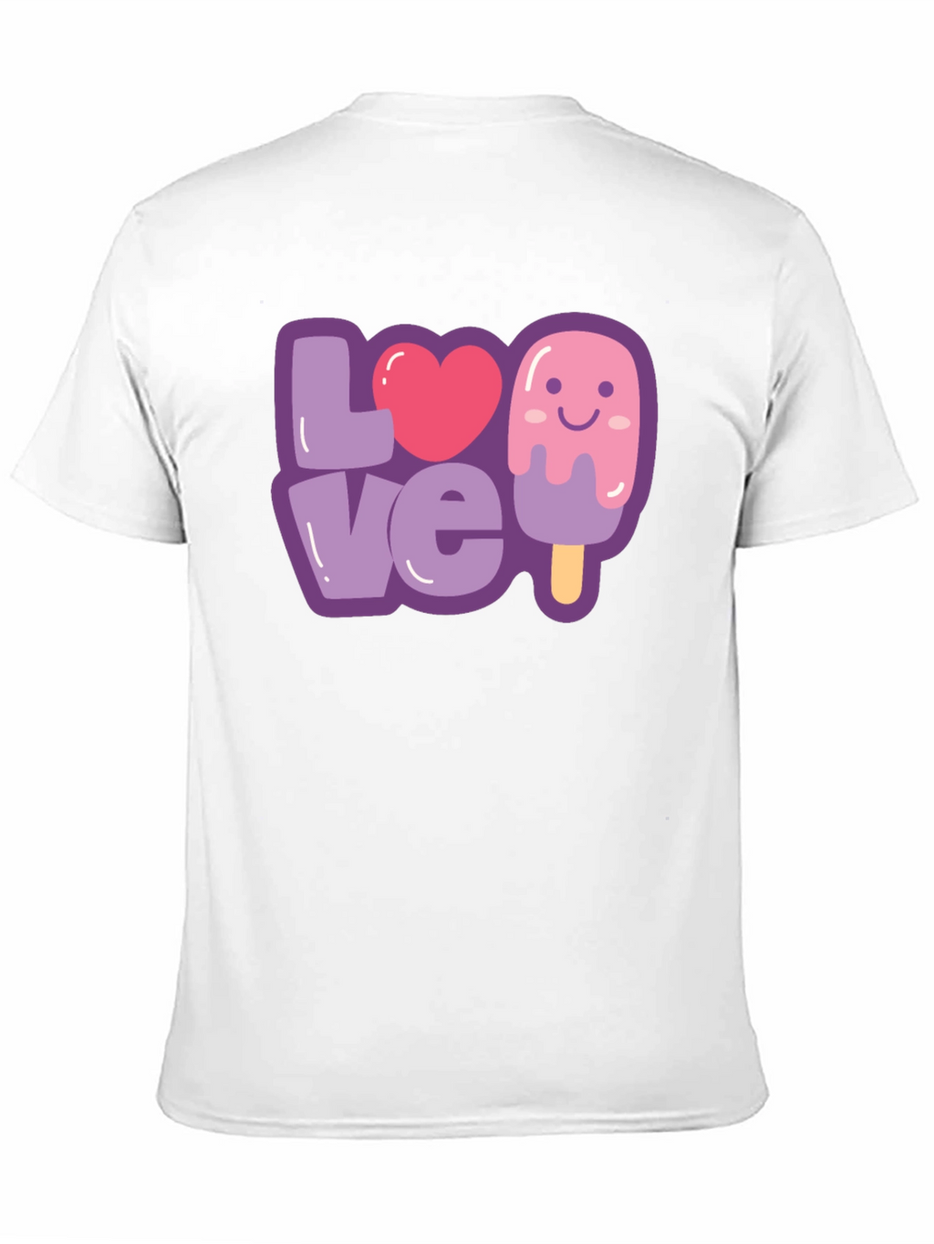 Love Ice Cream Graphic Tee - Cute & Fun