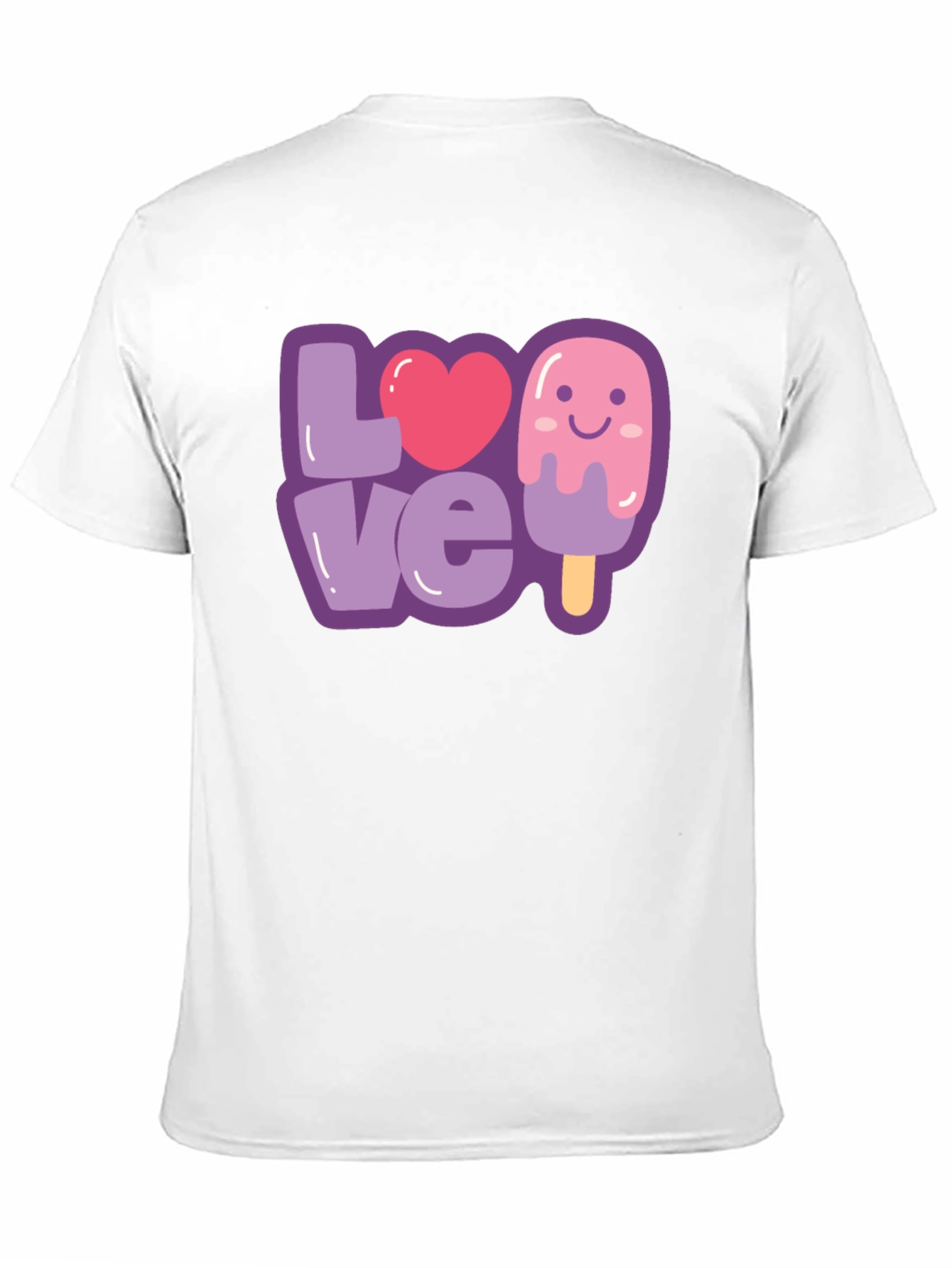 Love Ice Cream Graphic Tee - Cute & Fun
