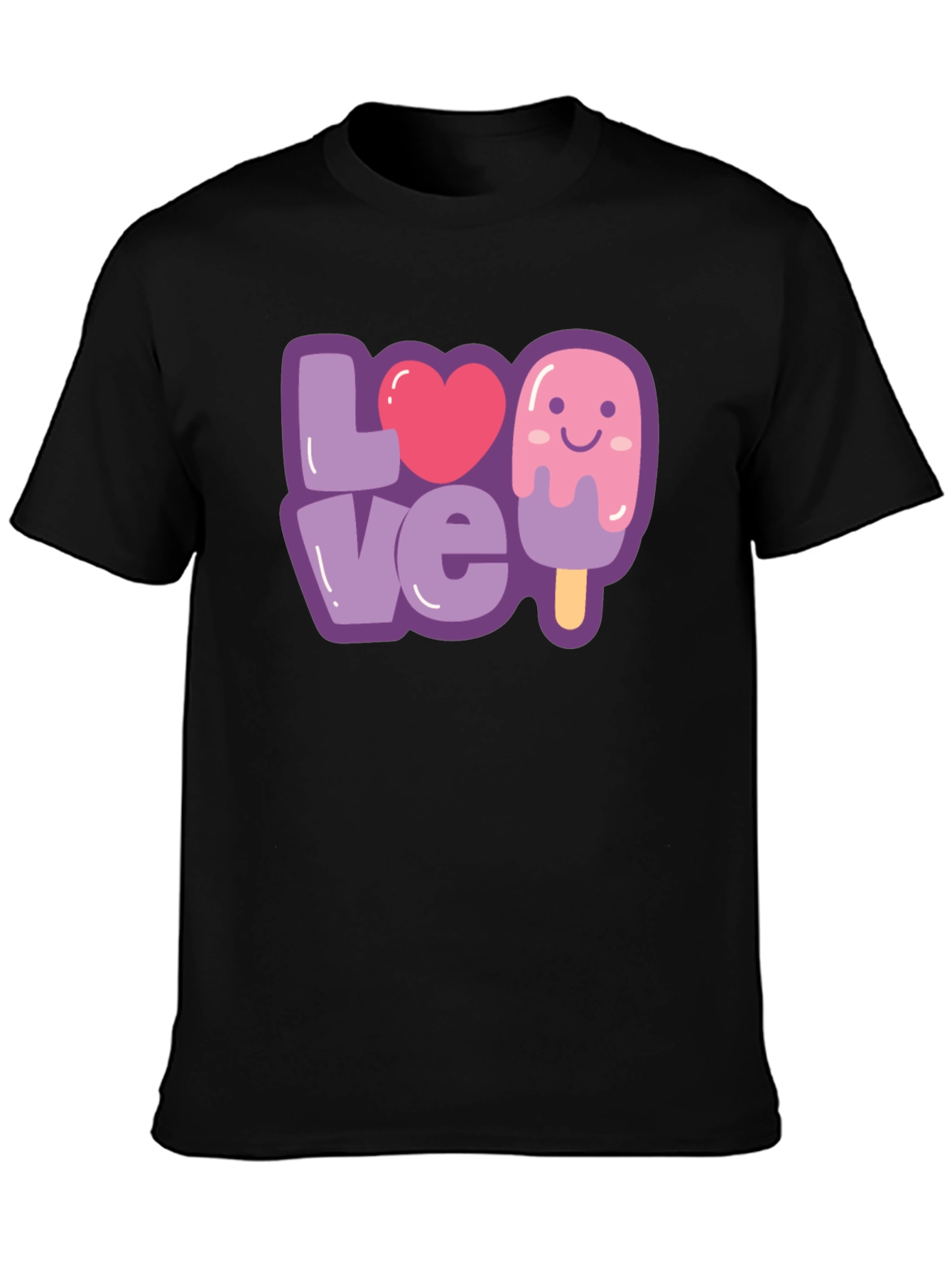 Love Ice Cream Graphic Tee - Cute & Fun