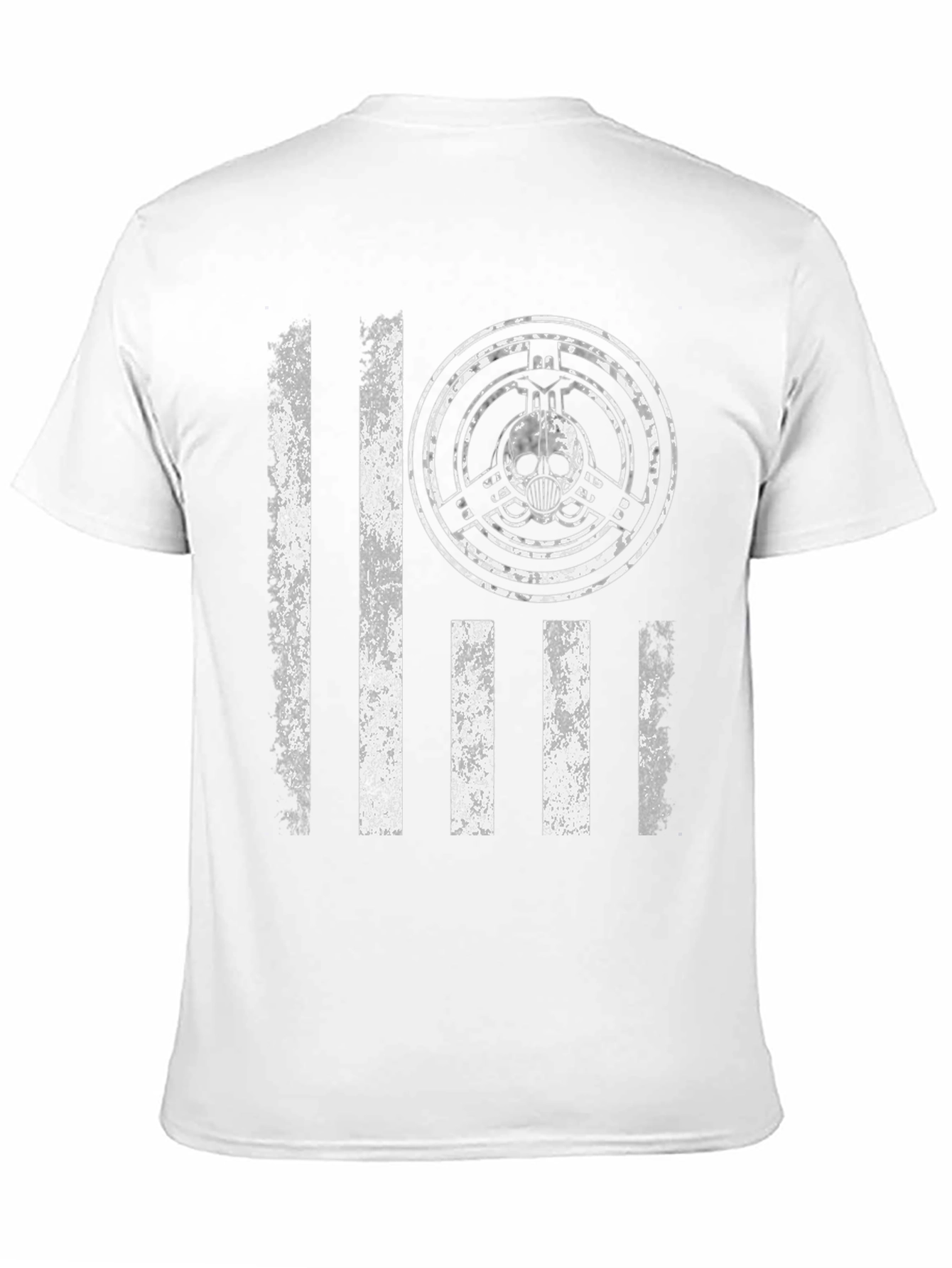 Distressed Skull Graphic Tee - Mens Black T-Shirt