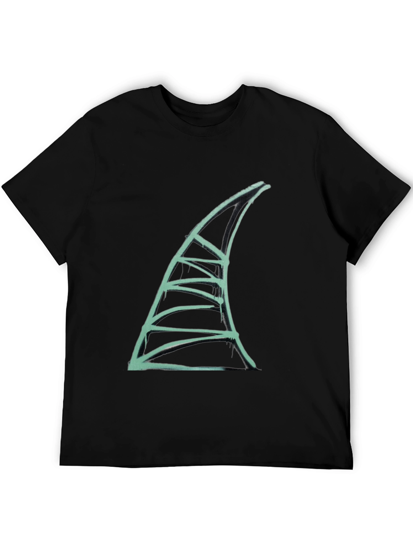 Shark Fin Graphic Tee - Unique Design T-Shirt