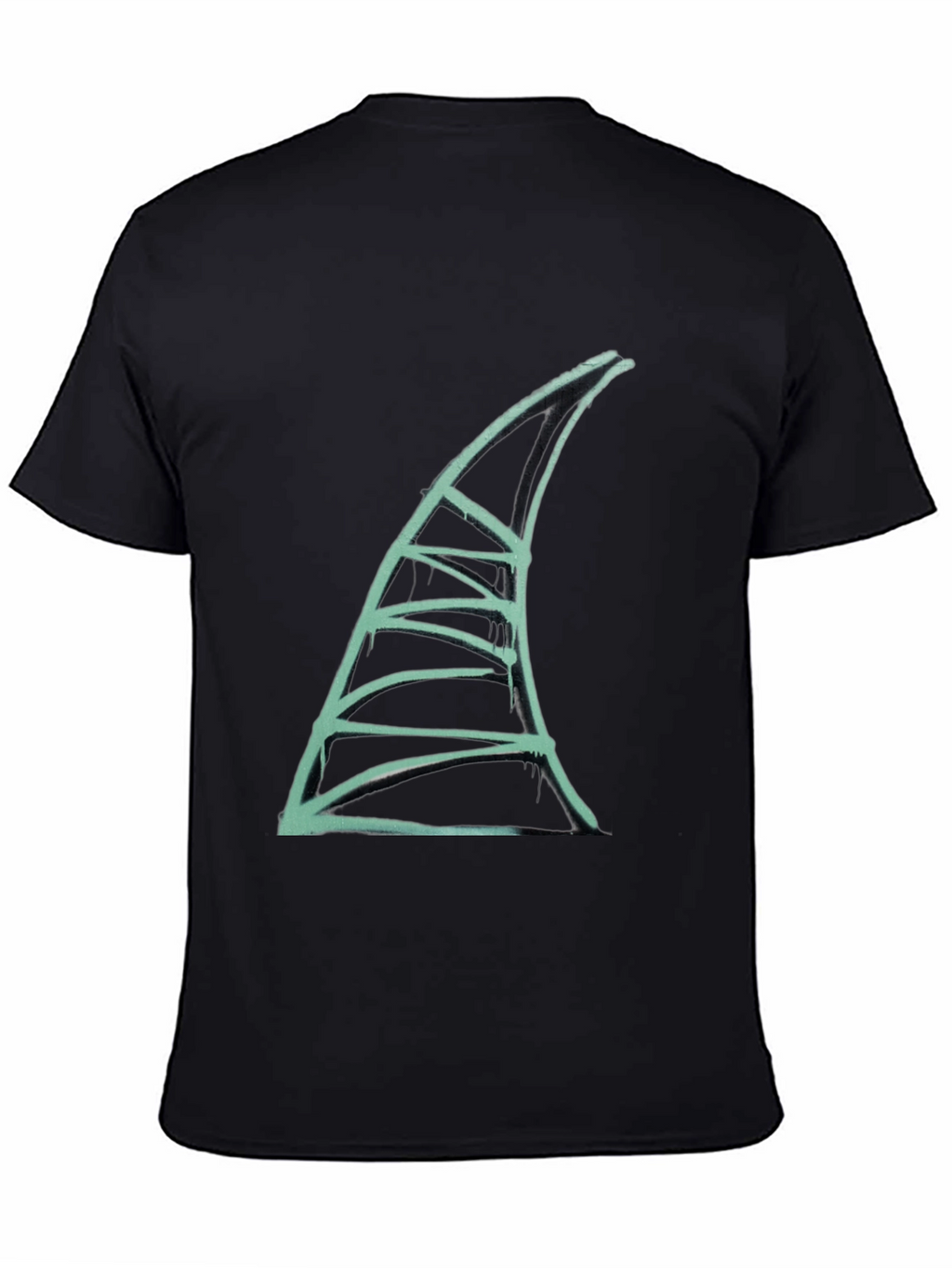 Shark Fin Graphic Tee - Unique Design T-Shirt