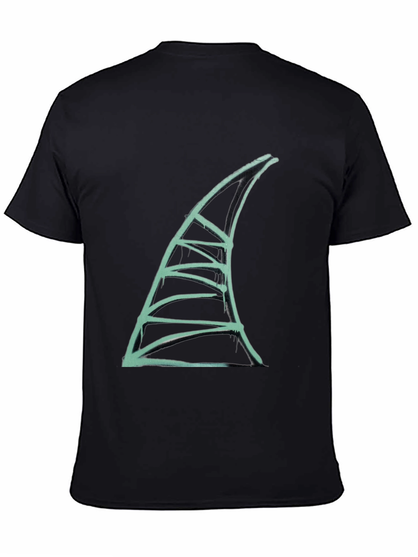 Shark Fin Graphic Tee - Unique Design T-Shirt