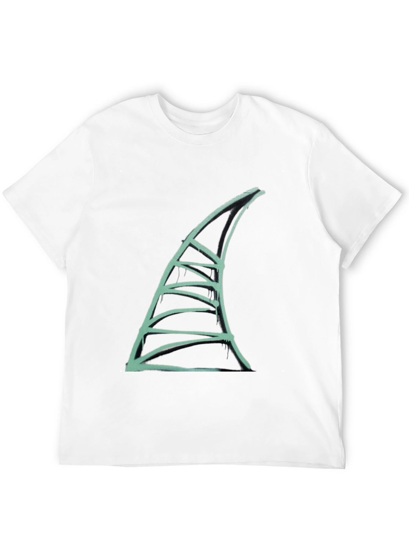 Shark Fin Graphic Tee - Unique Design T-Shirt