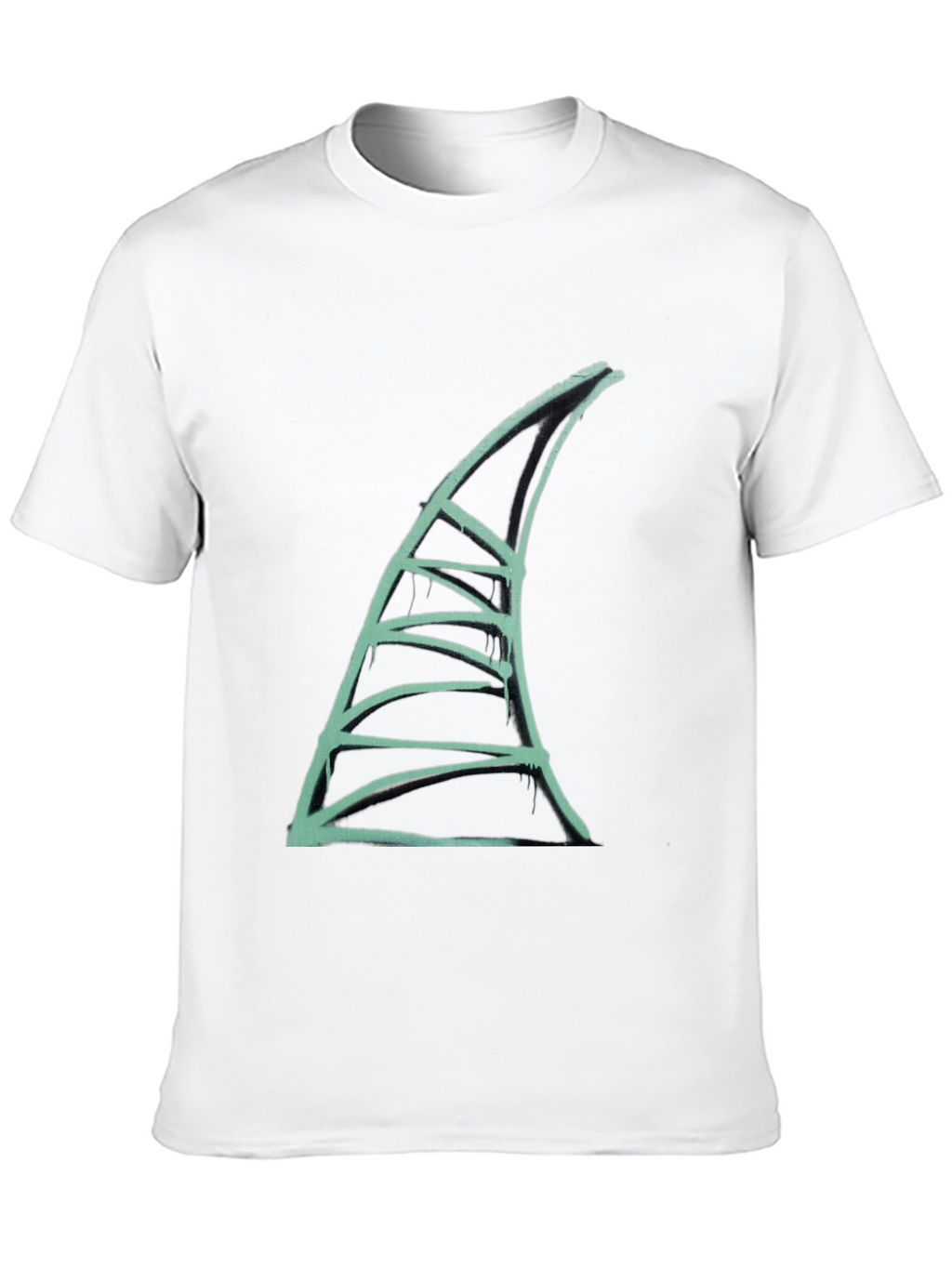 Shark Fin Graphic Tee - Unique Design T-Shirt