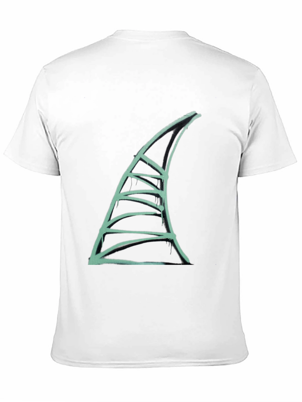 Shark Fin Graphic Tee - Unique Design T-Shirt