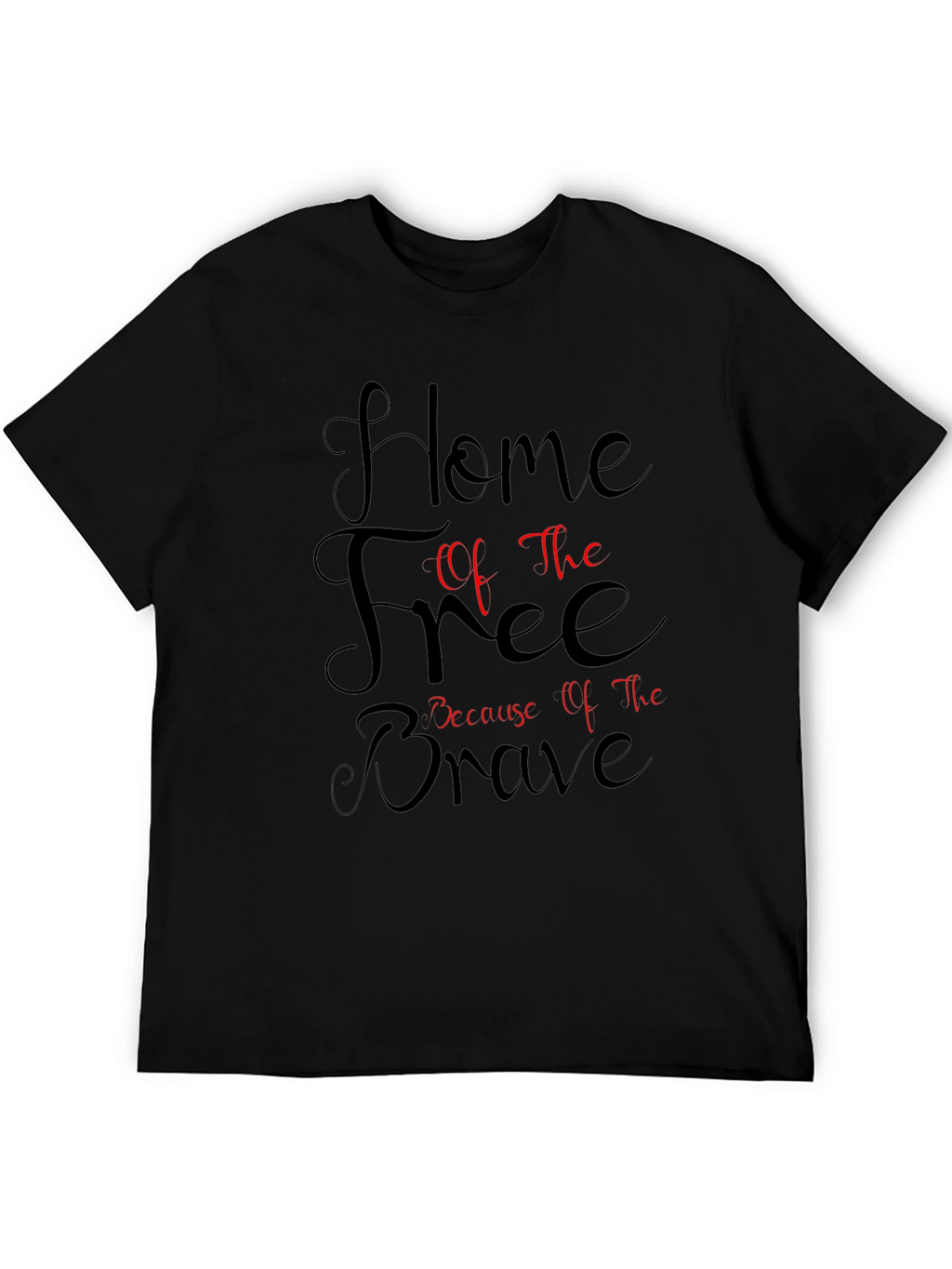Home of the Free Patriotic Graphic Tee