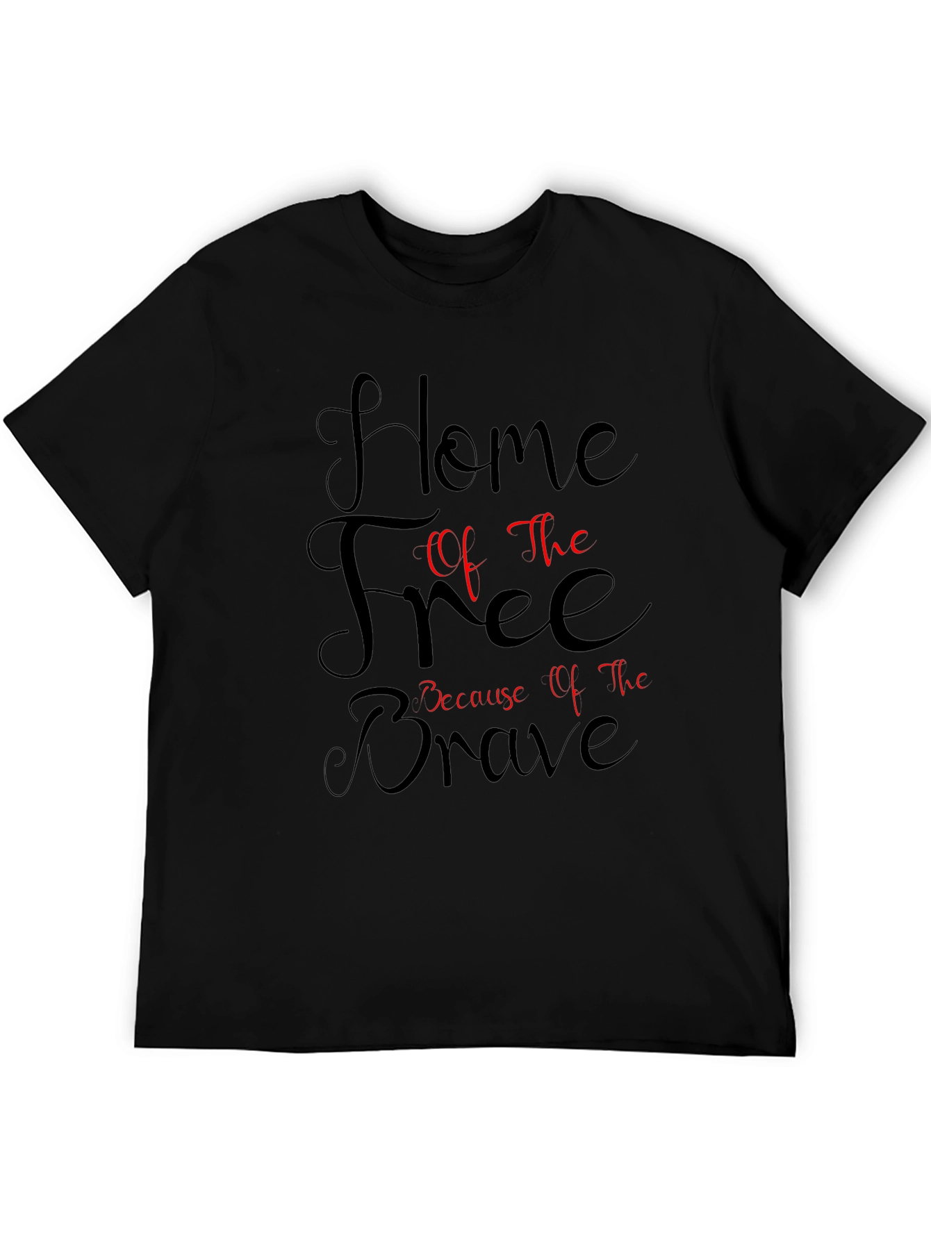 Home of the Free Patriotic Graphic Tee