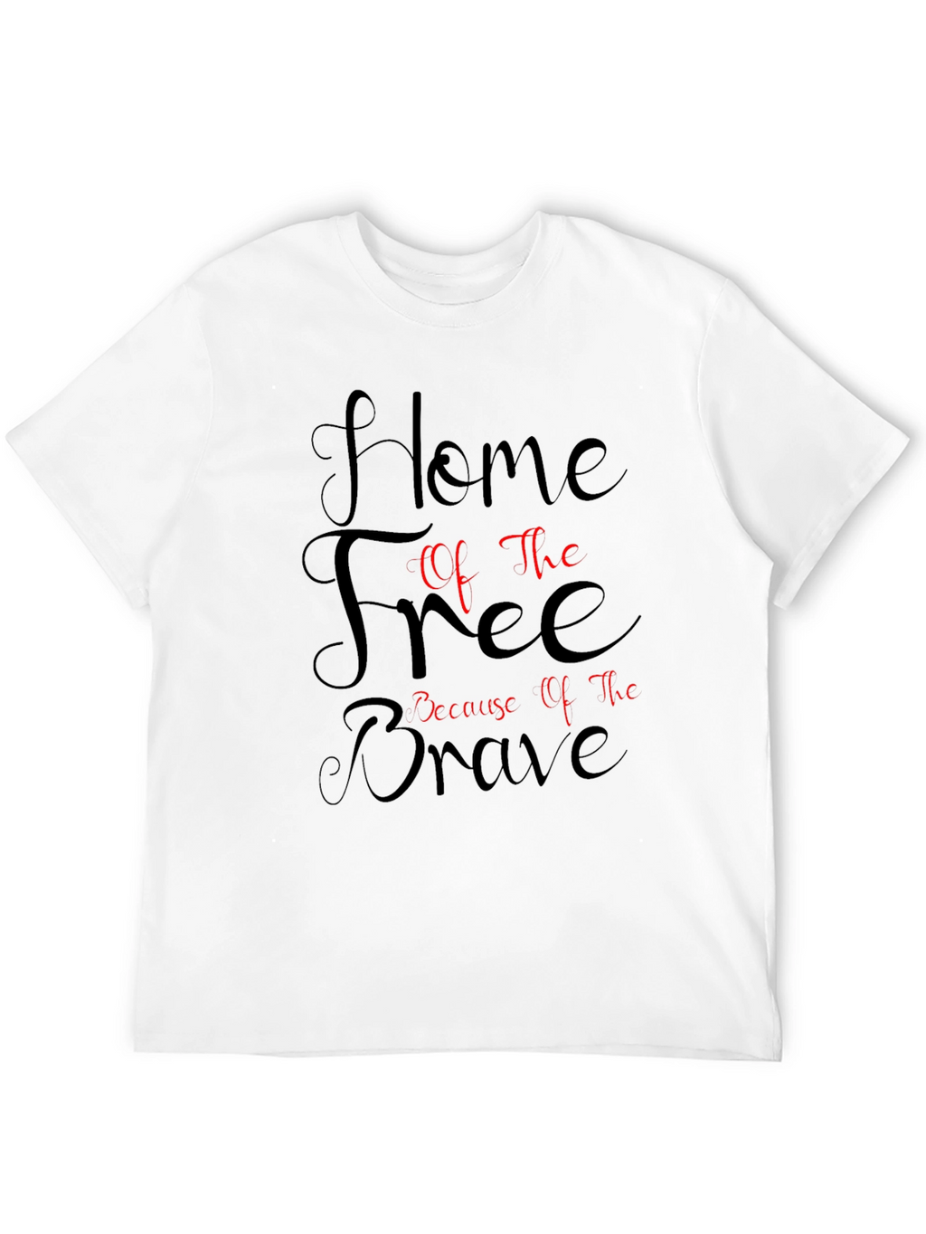 Home of the Free Patriotic Graphic Tee