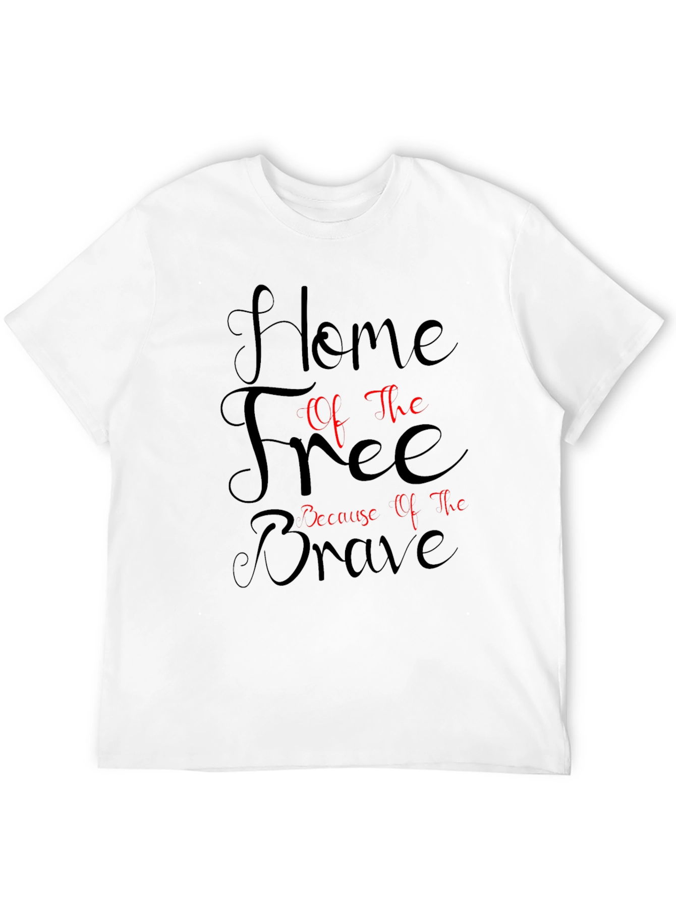 Home of the Free Patriotic Graphic Tee