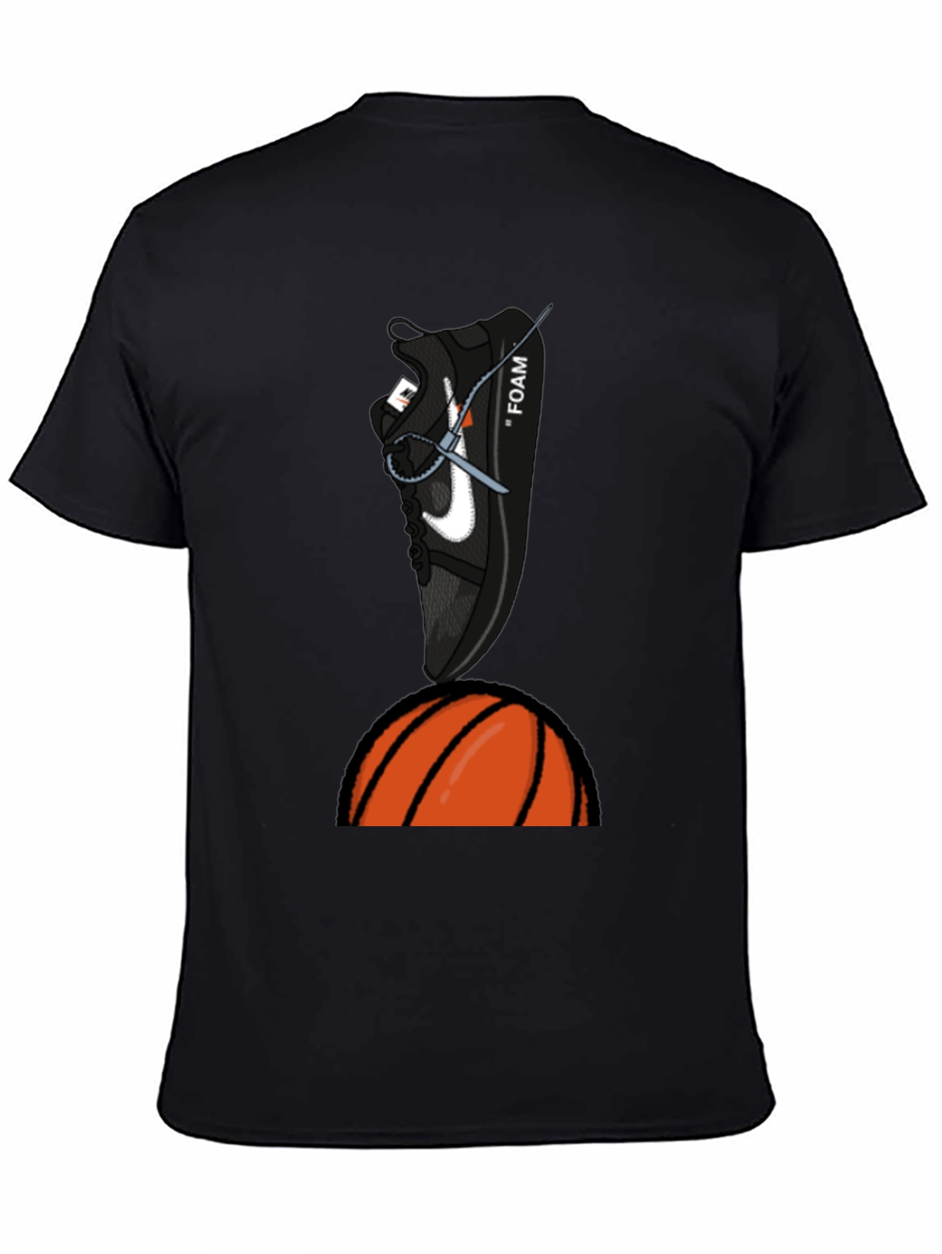 Basketball Sneaker Graphic T-Shirt