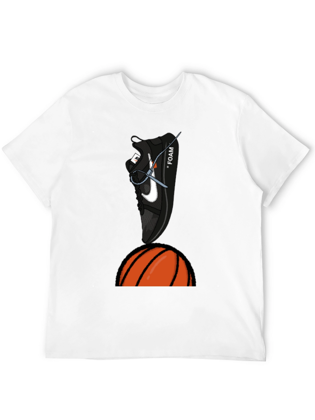 Basketball Sneaker Graphic T-Shirt