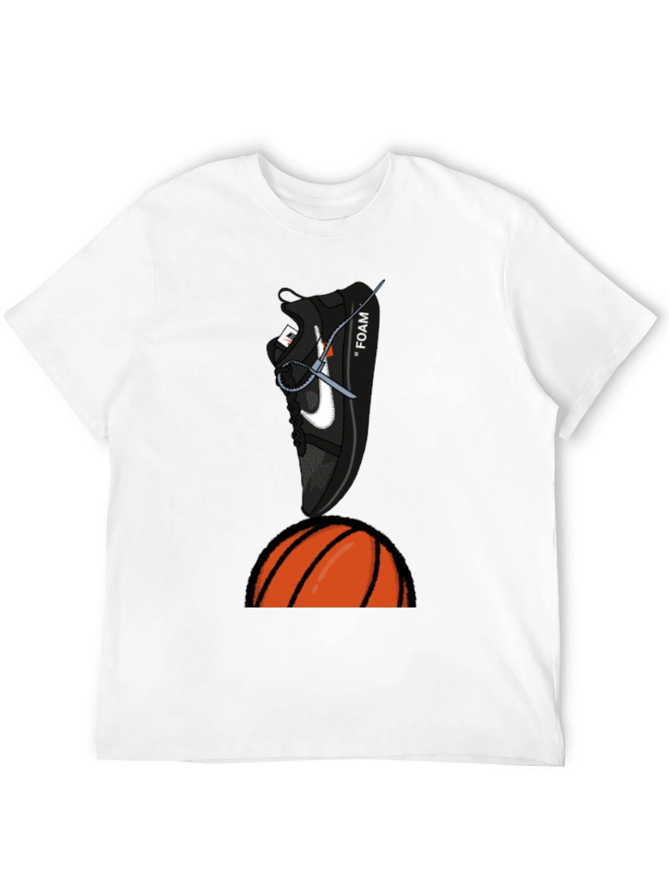 Basketball Sneaker Graphic T-Shirt