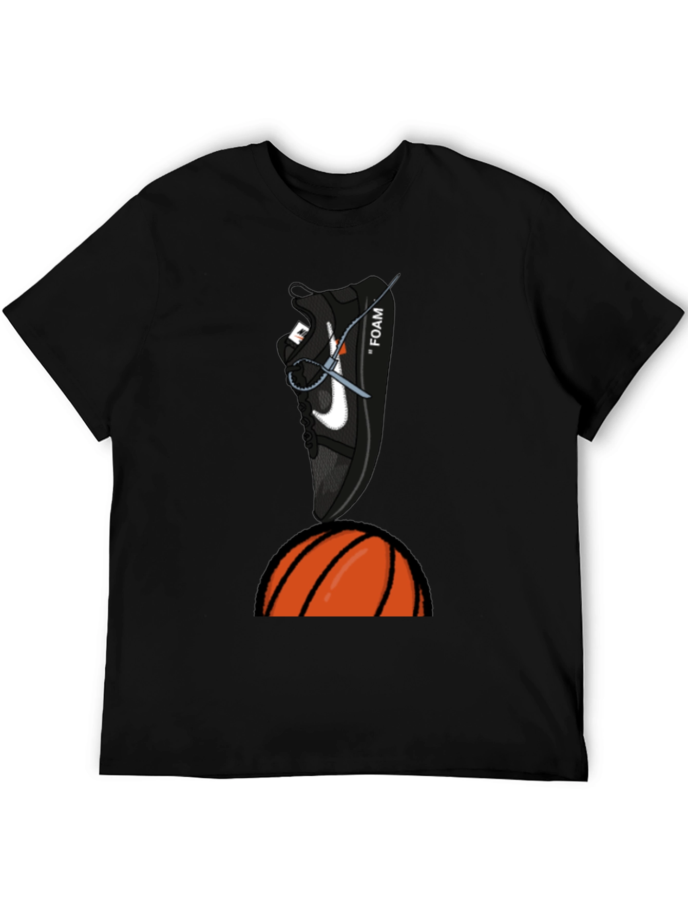 Basketball Sneaker Graphic T-Shirt