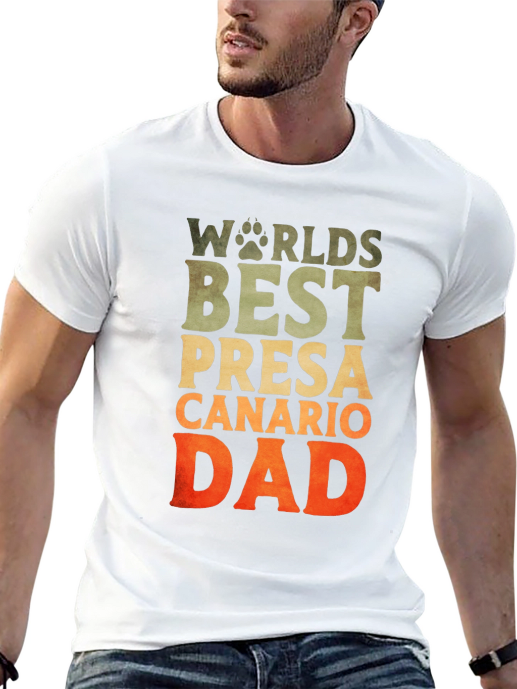 Worlds Best Presa Canario Dad T-Shirt