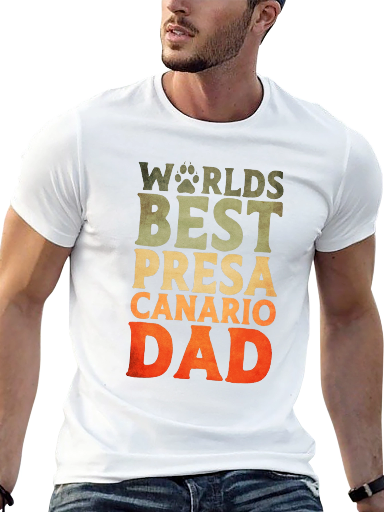 Worlds Best Presa Canario Dad T-Shirt