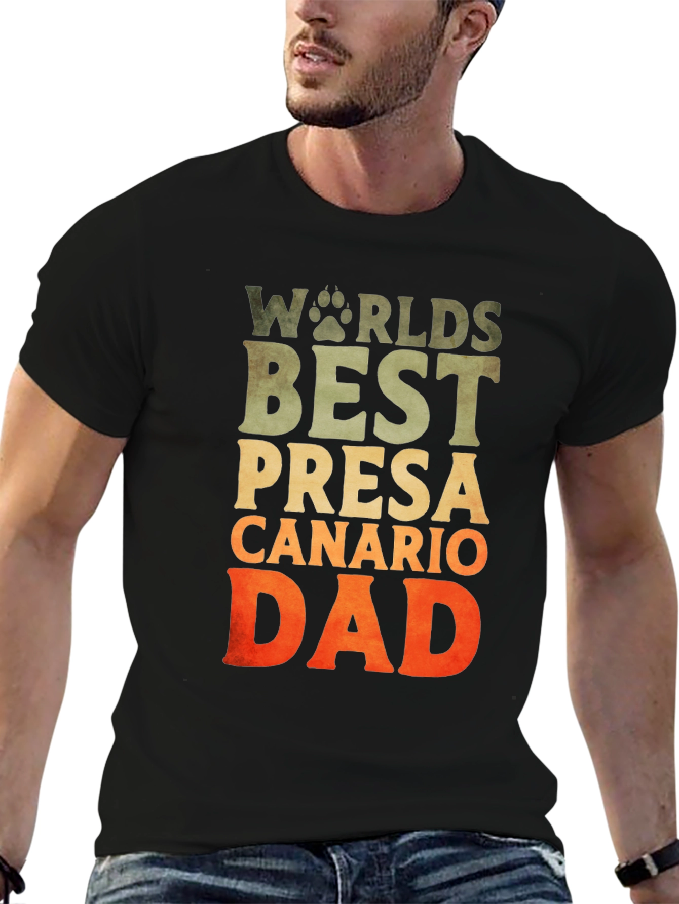 Worlds Best Presa Canario Dad T-Shirt