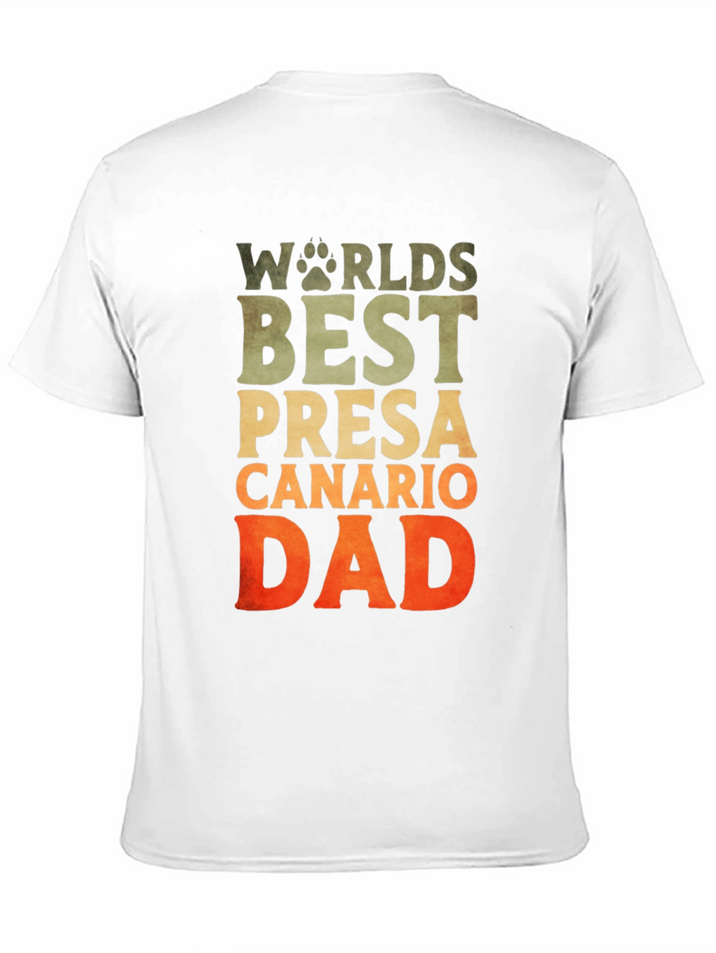Worlds Best Presa Canario Dad T-Shirt