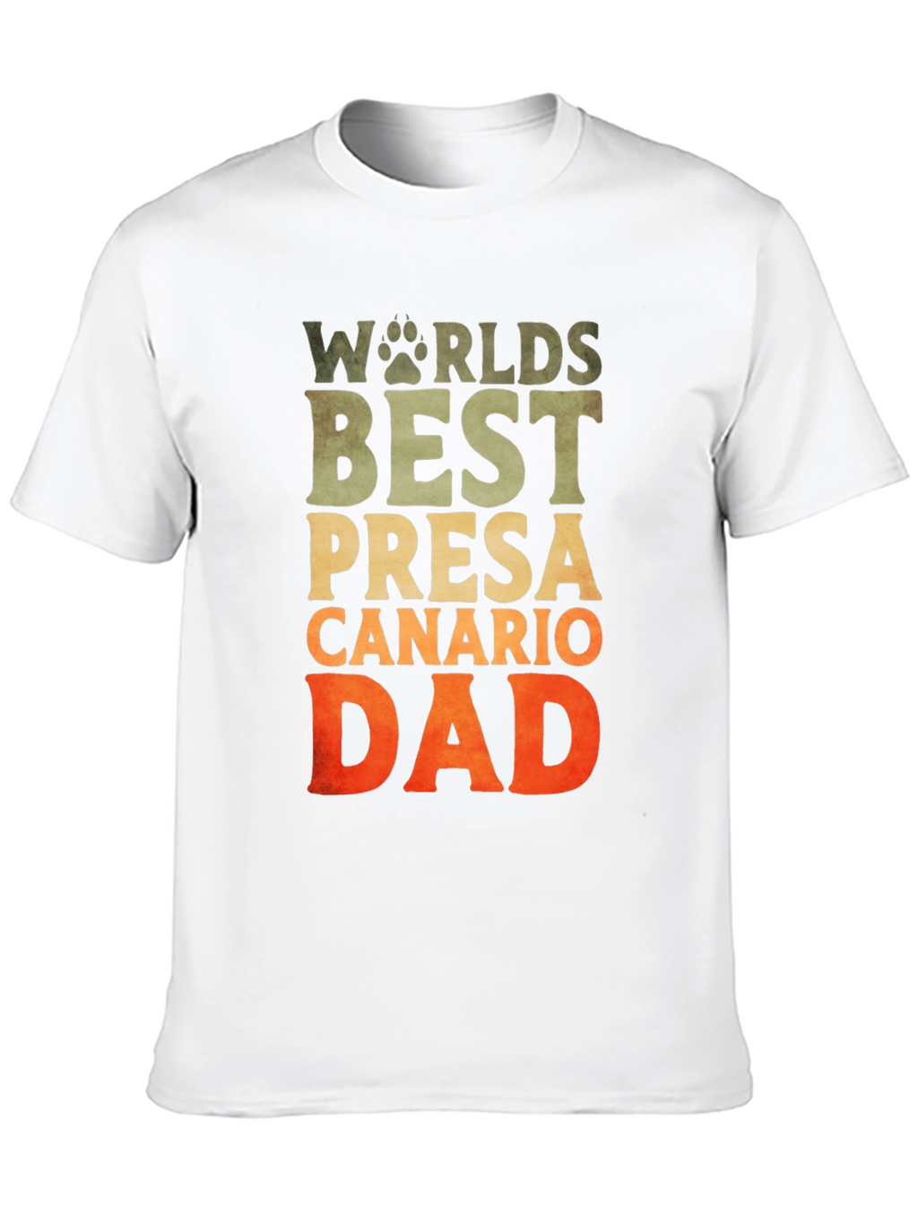 Worlds Best Presa Canario Dad T-Shirt