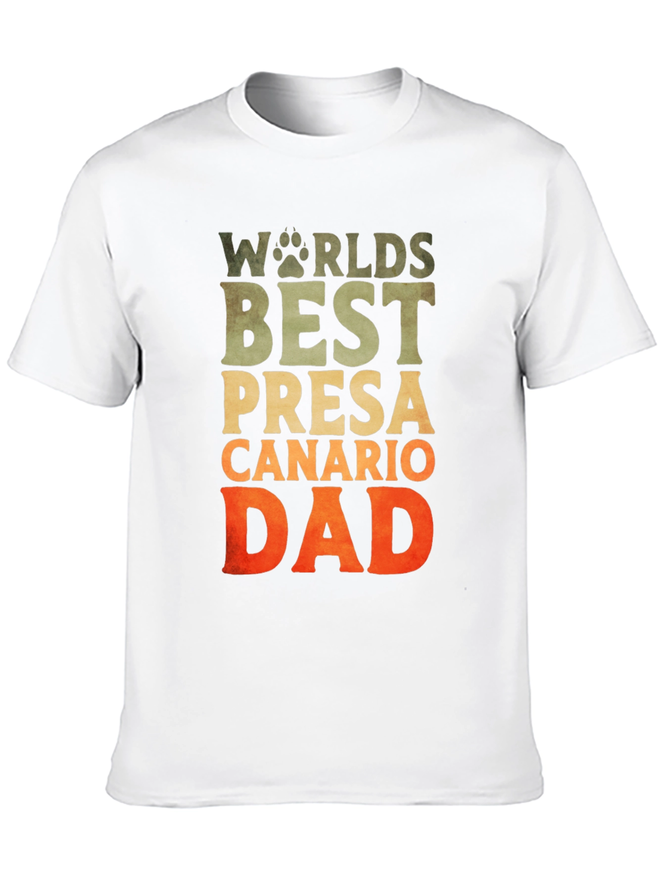 Worlds Best Presa Canario Dad T-Shirt