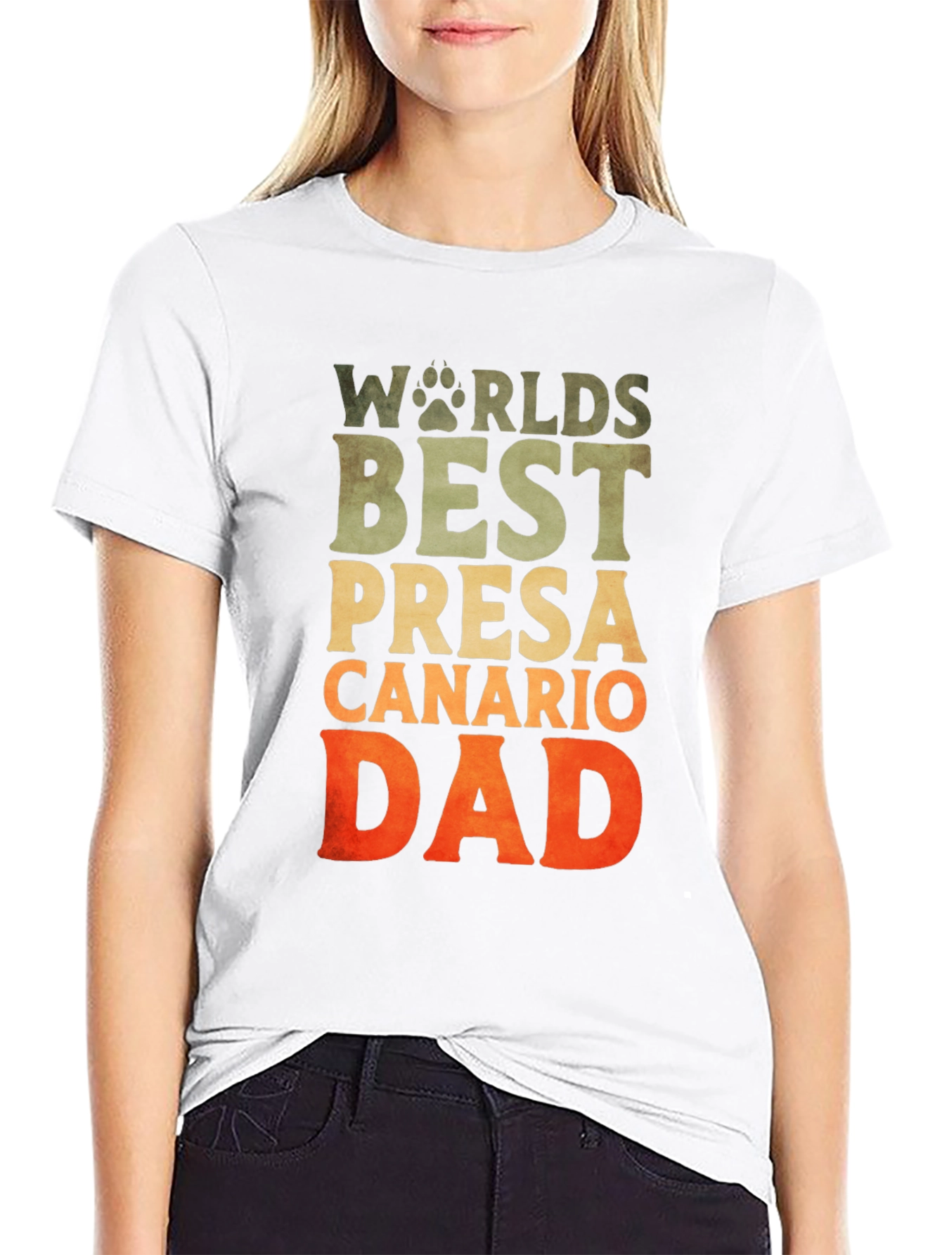Worlds Best Presa Canario Dad T-Shirt