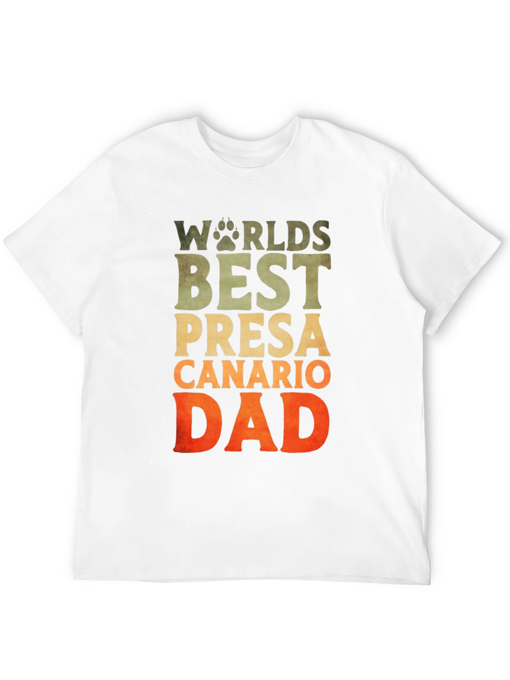 Worlds Best Presa Canario Dad T-Shirt