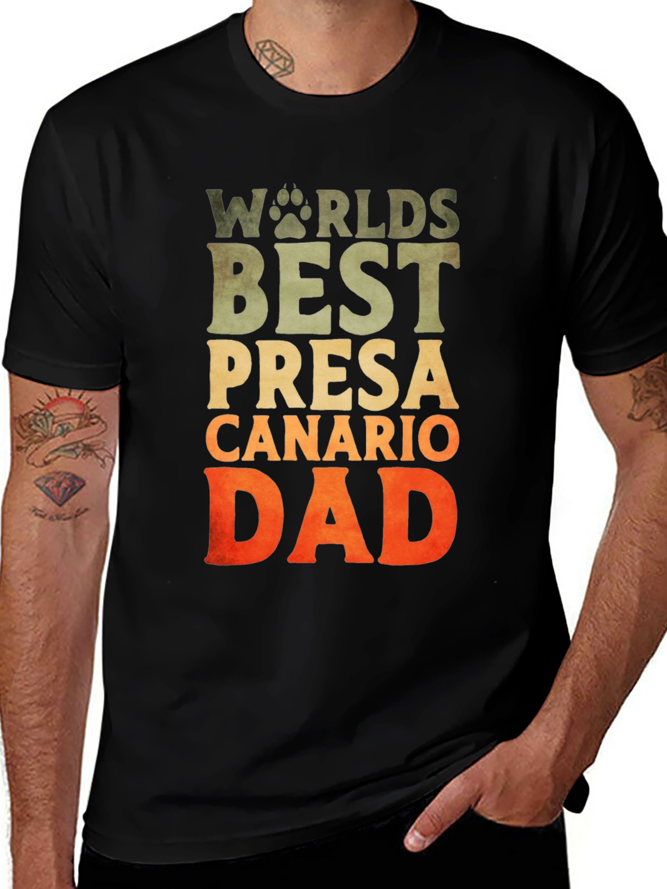 Worlds Best Presa Canario Dad T-Shirt