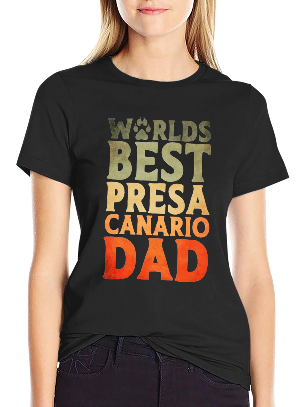 Worlds Best Presa Canario Dad T-Shirt