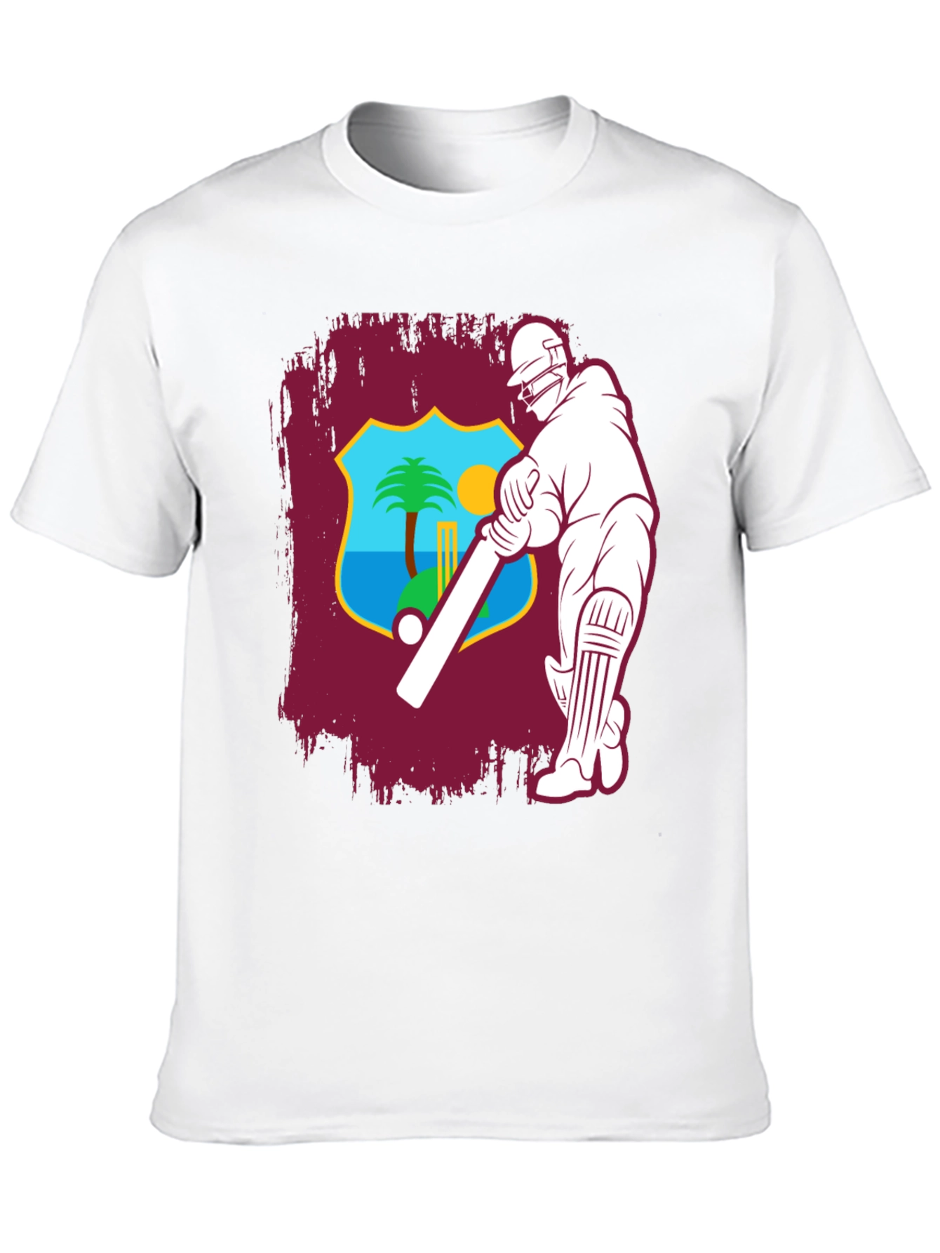 West Indies Cricket T-Shirt - Caribbean Pride Tee
