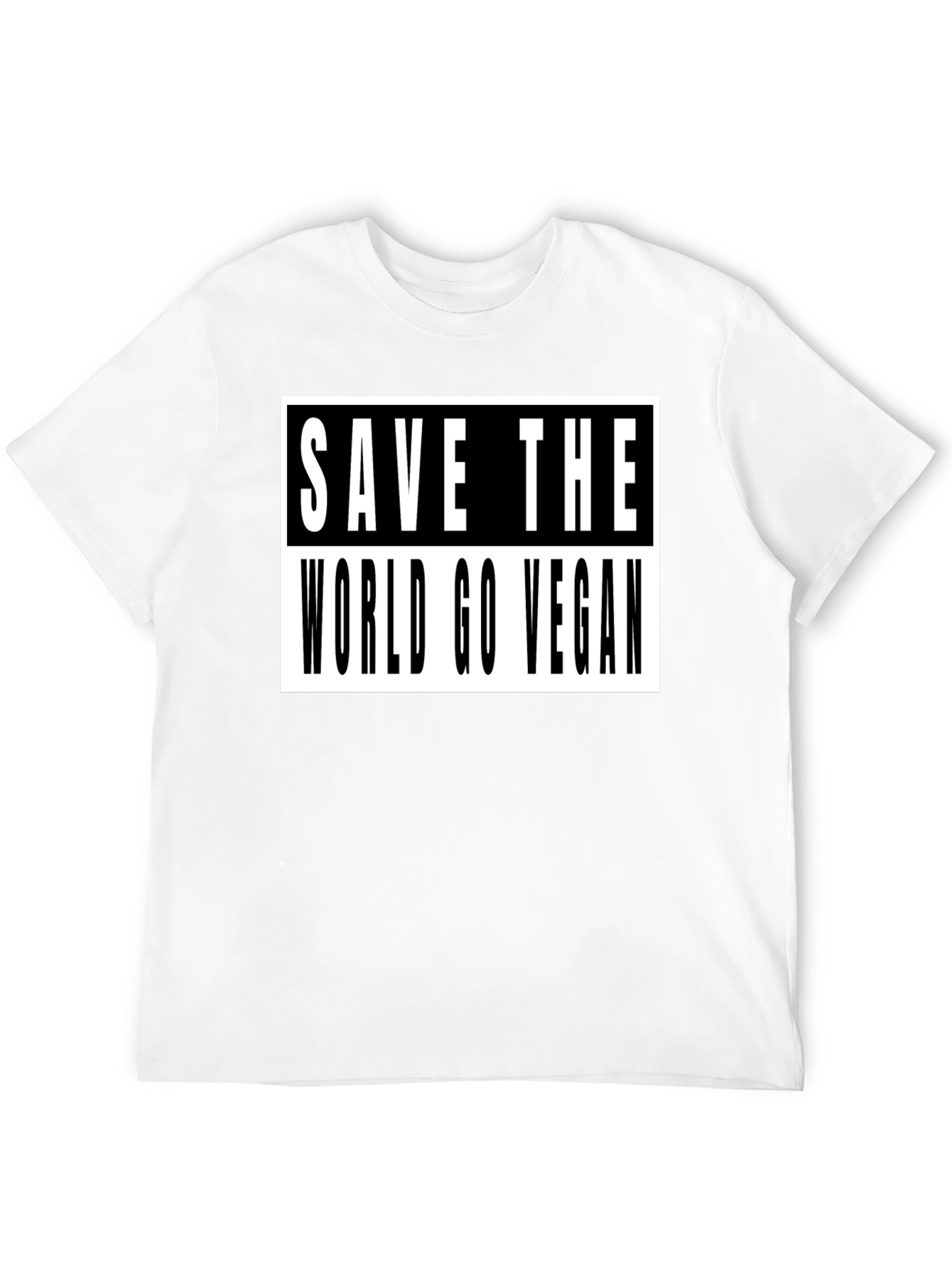 Save The World Go Vegan T-Shirt