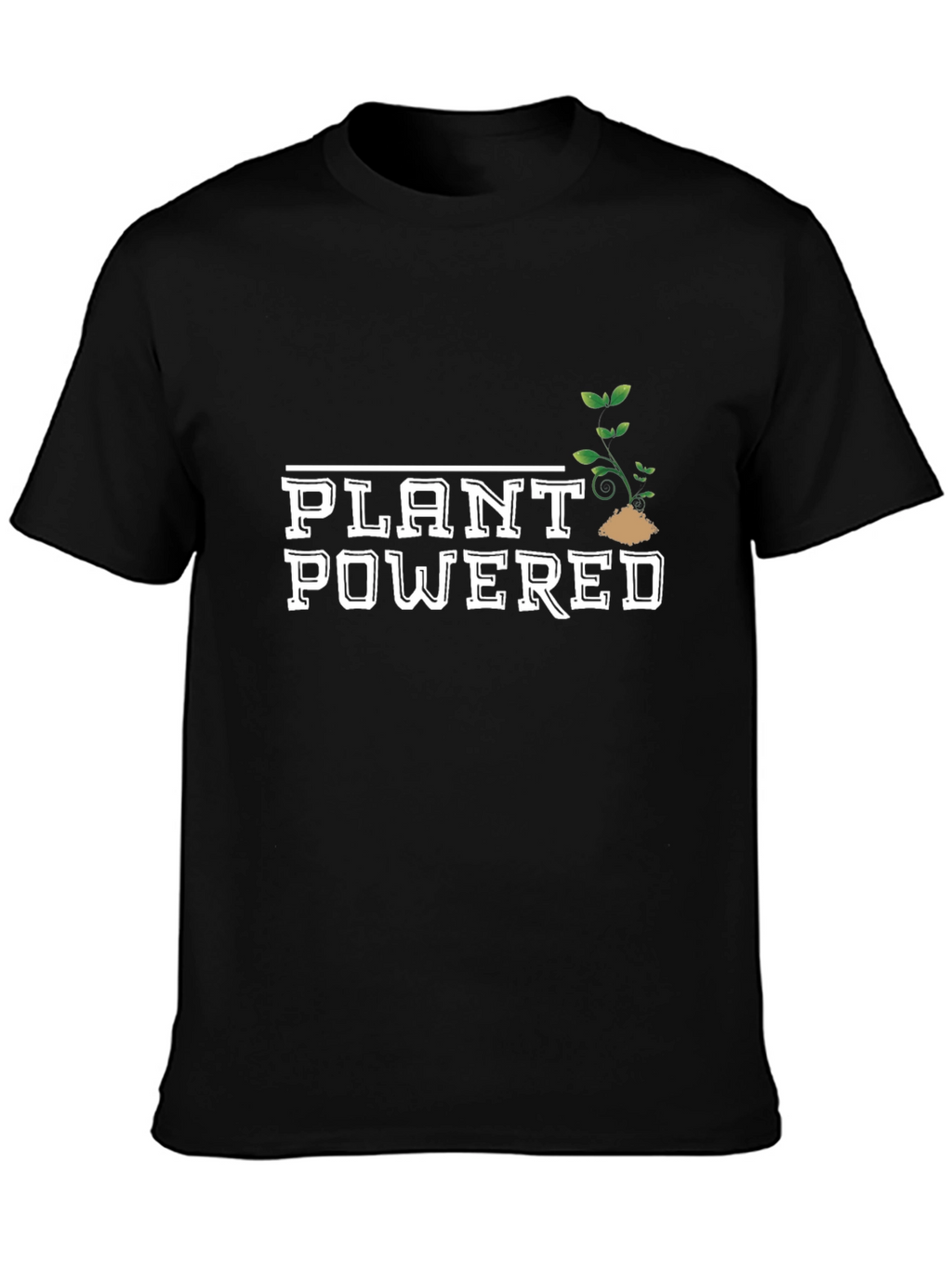 Plant Powered Graphic Tee - Vegan Lifestyle Shirt