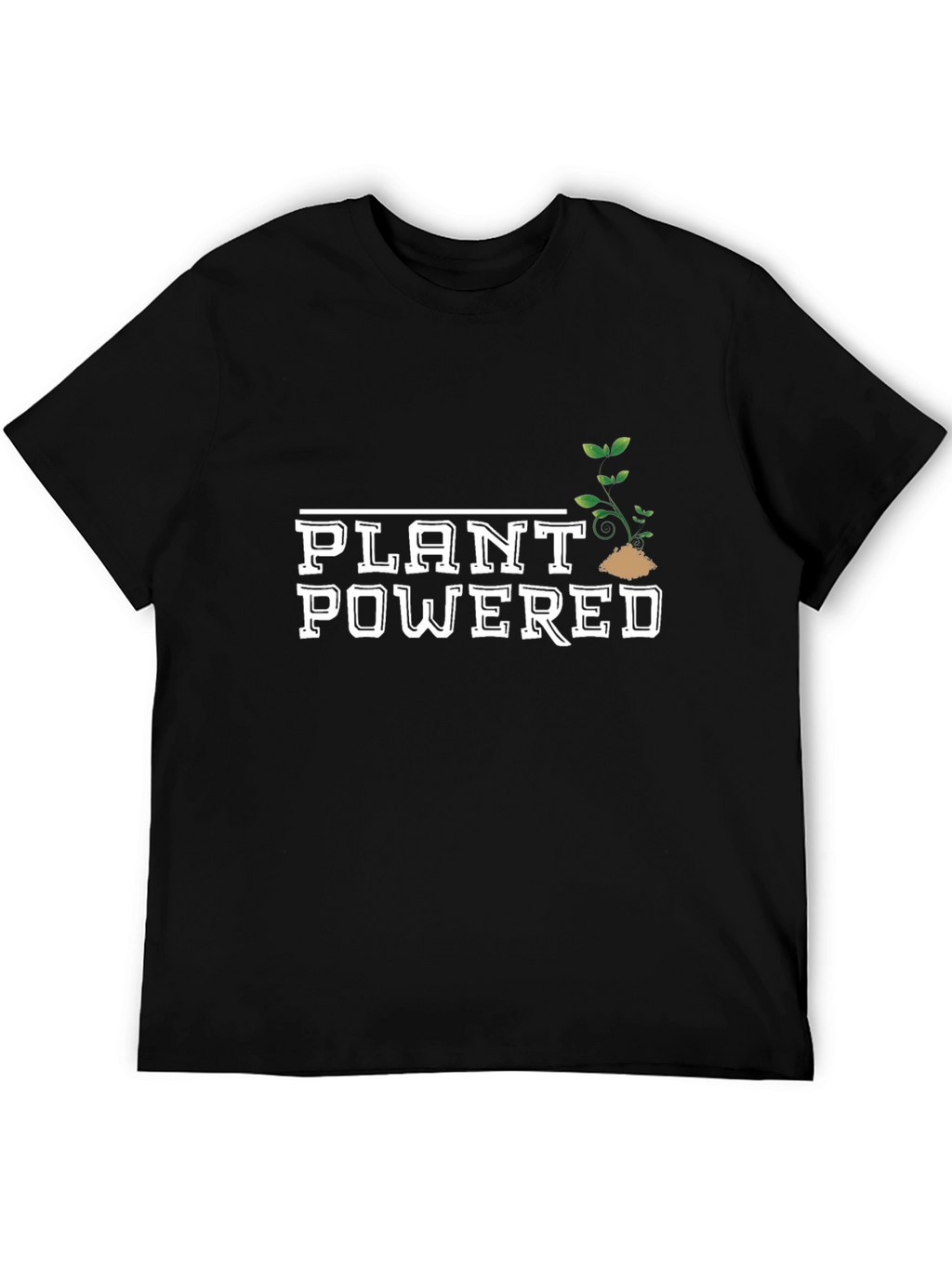 Plant Powered Graphic Tee - Vegan Lifestyle Shirt