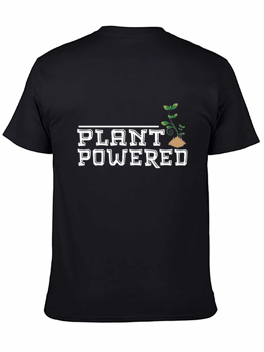 Plant Powered Graphic Tee - Vegan Lifestyle Shirt
