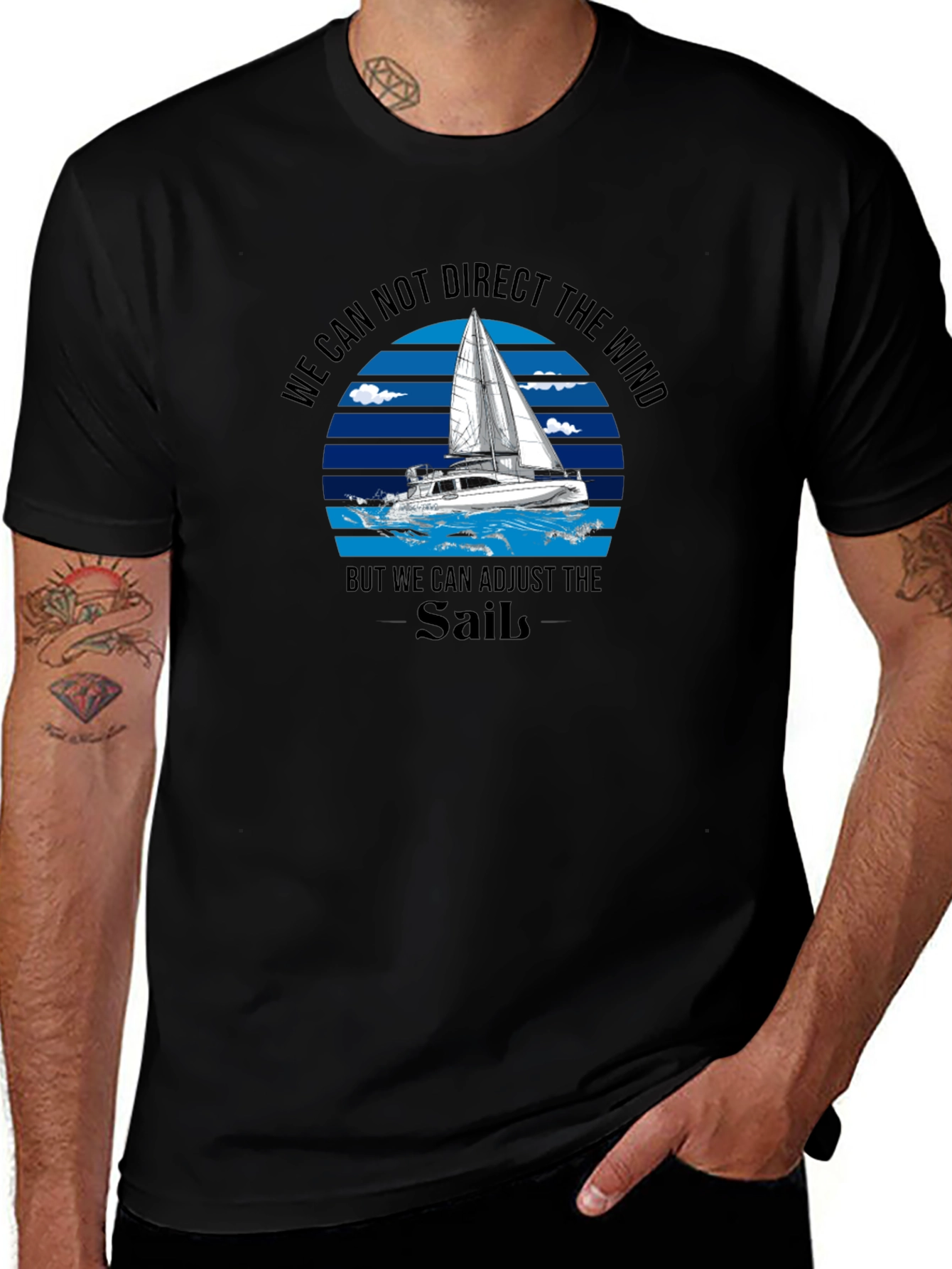 Sailboat T-Shirt: Adjust Your Sails!