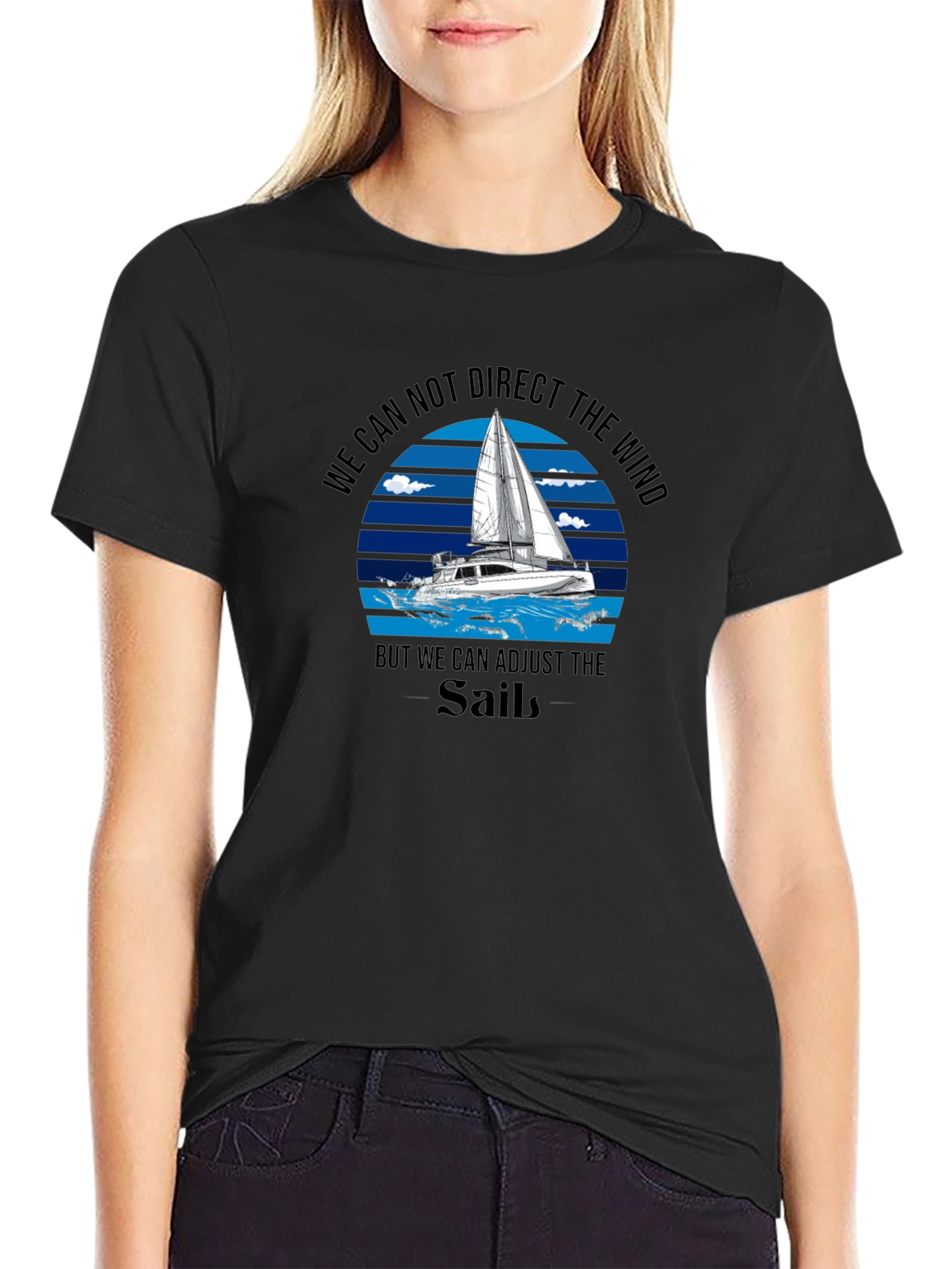 Sailboat T-Shirt: Adjust Your Sails!